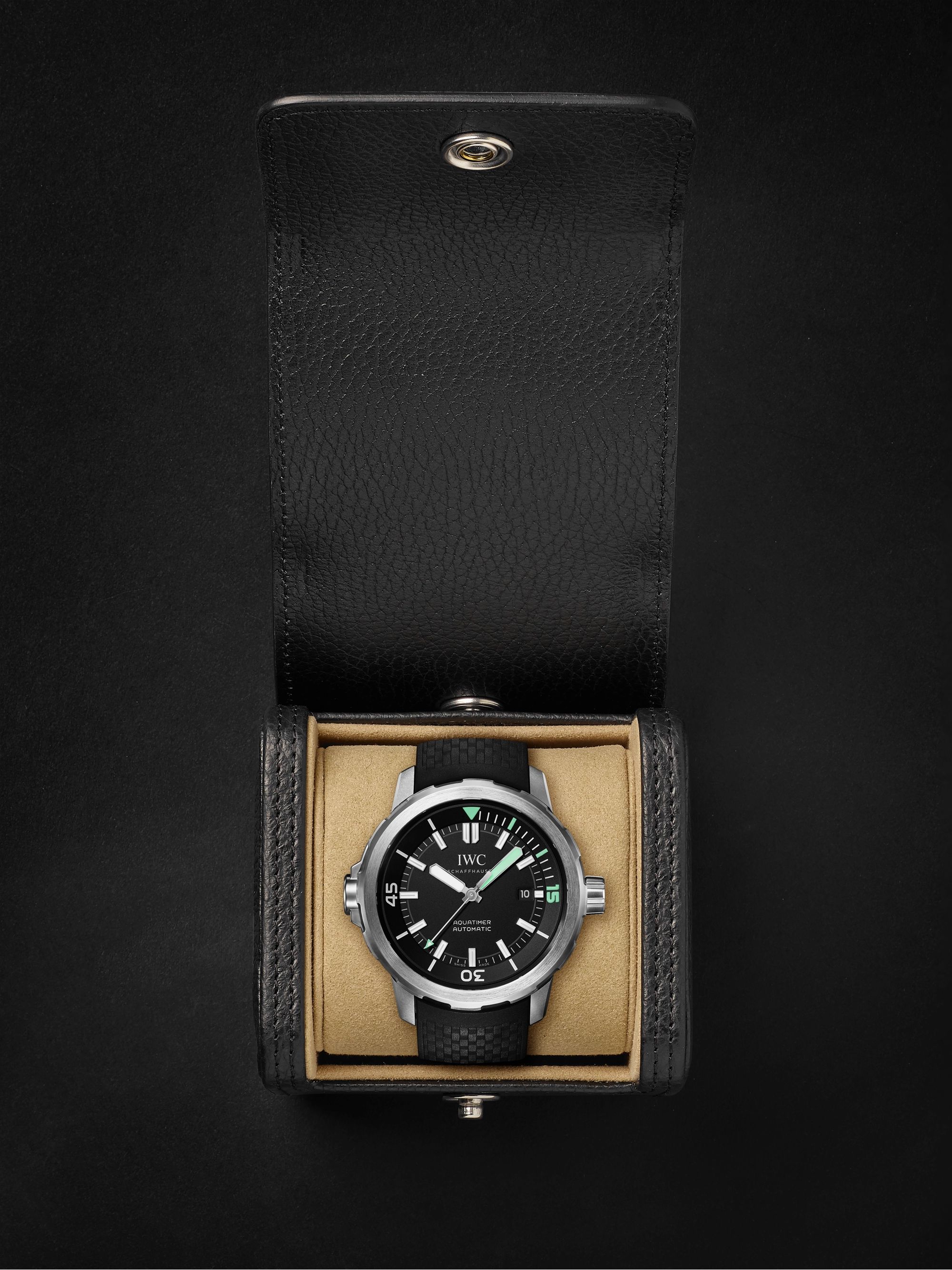 IWC SCHAFFHAUSEN Aquatimer Automatic 42mm Stainless Steel and Rubber Watch, Ref. No. IW328802