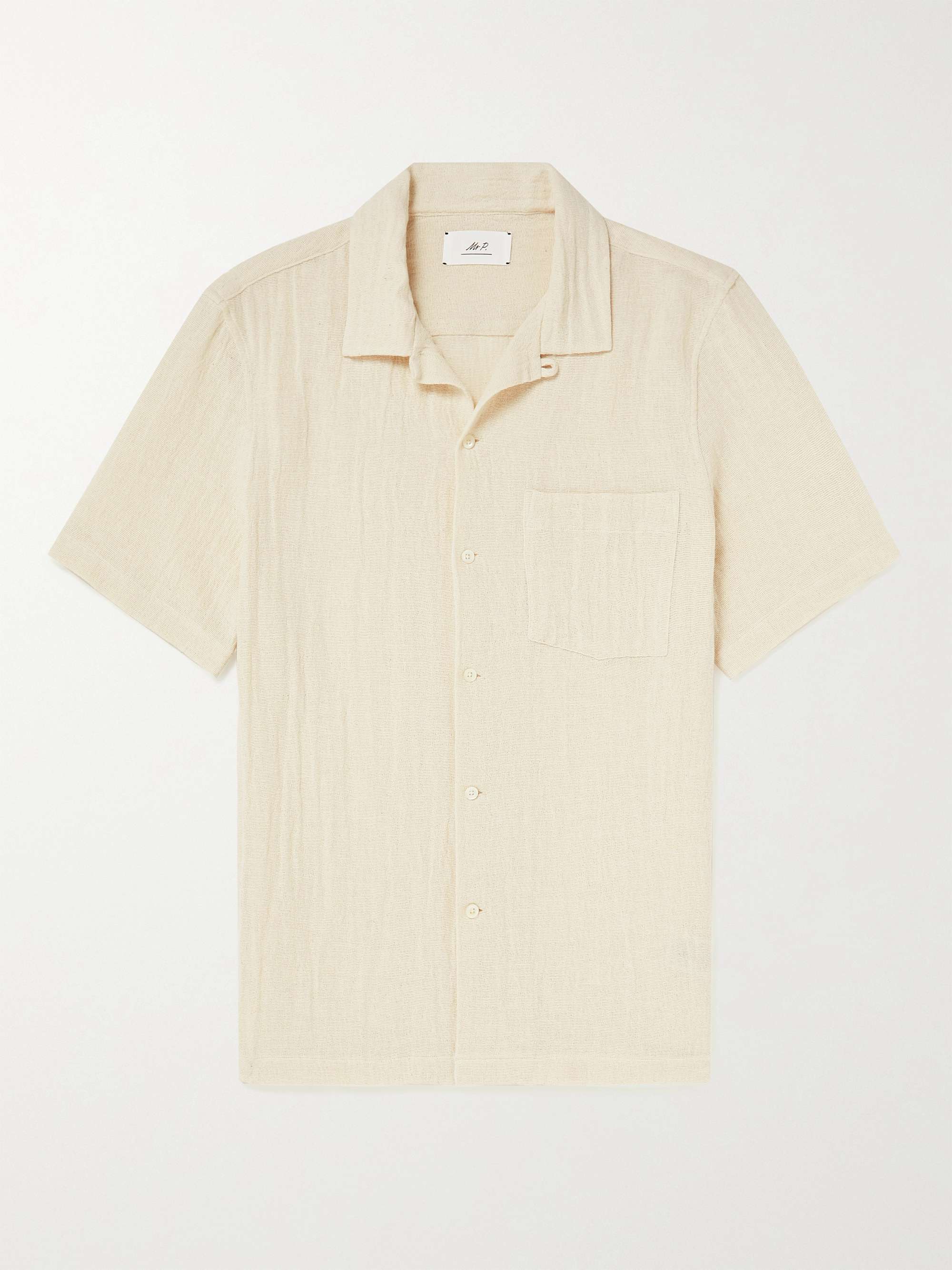 MR P. Convertible-Collar Cotton-Gauze Shirt for Men | MR PORTER