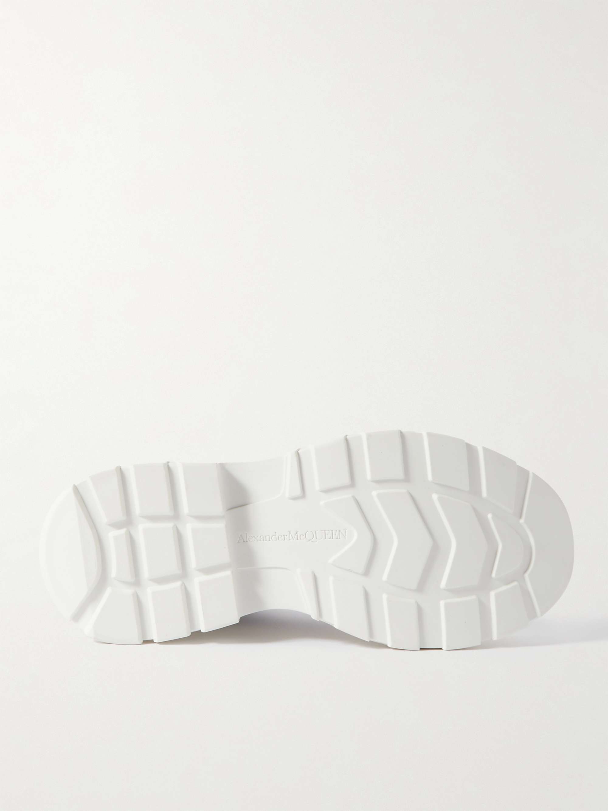 ALEXANDER MCQUEEN Tread Slick Exaggerated-Sole Canvas Boots