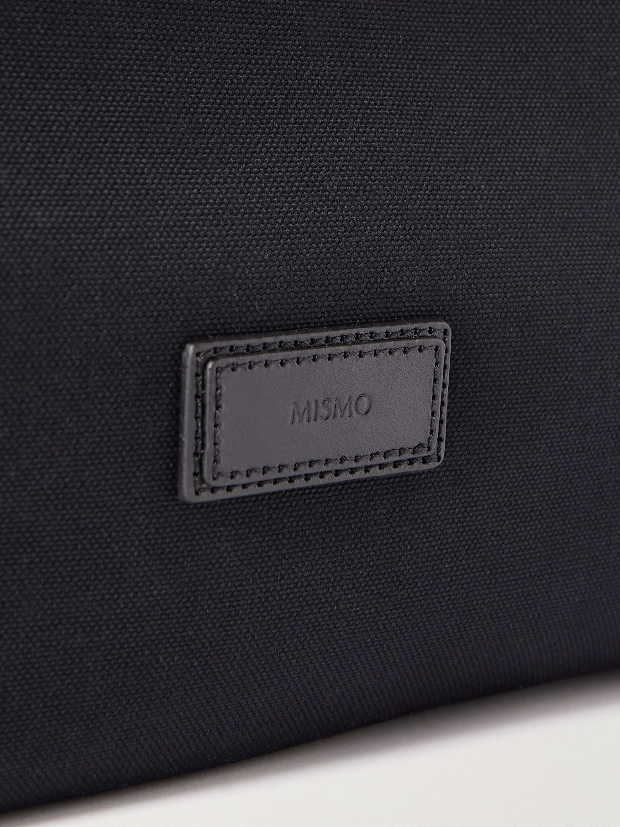 MISMO M/S Haven Leather-Trimmed Canvas Weekend Bag