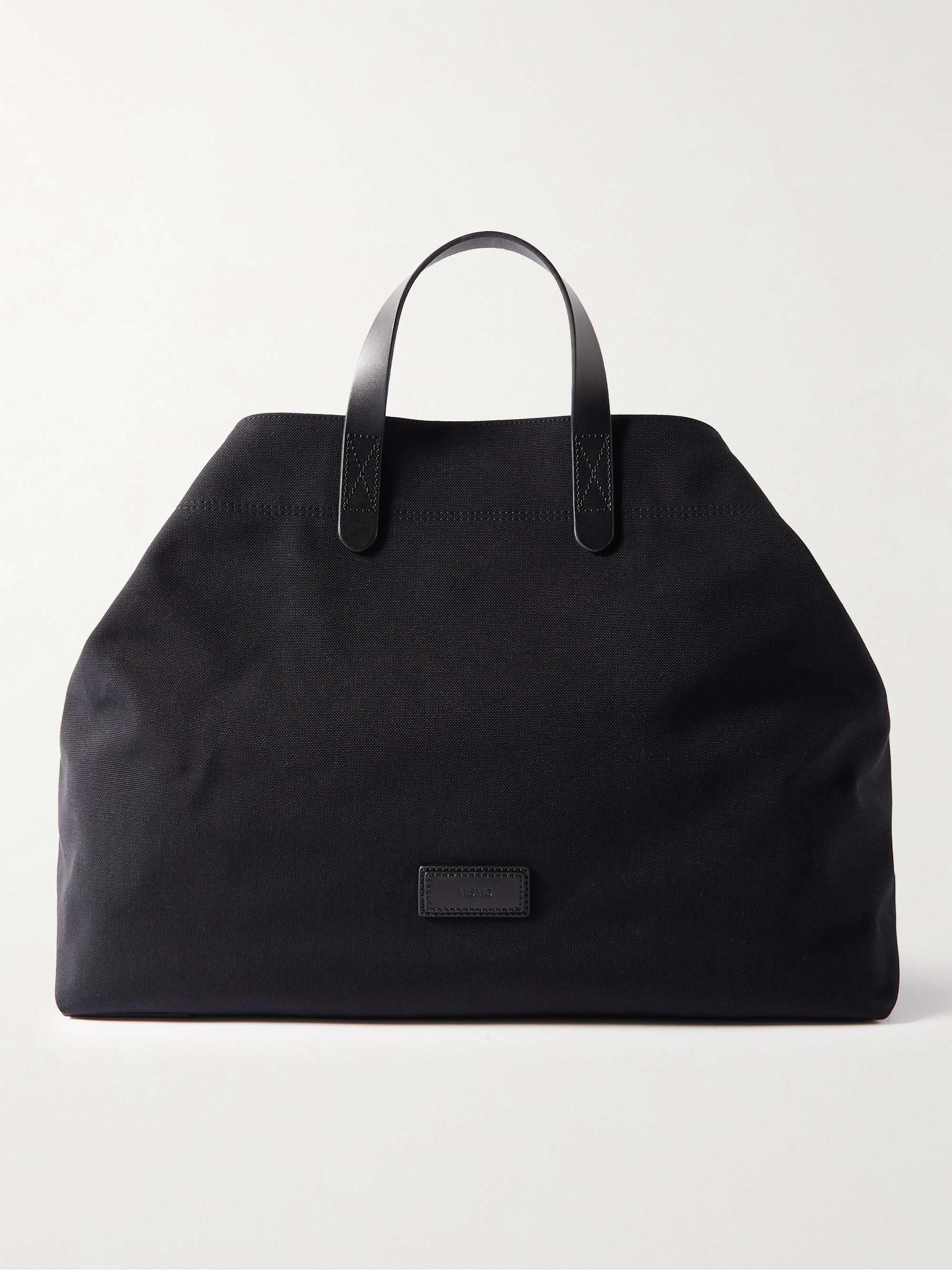 MISMO M/S Haven Leather-Trimmed Canvas Weekend Bag for Men | MR PORTER