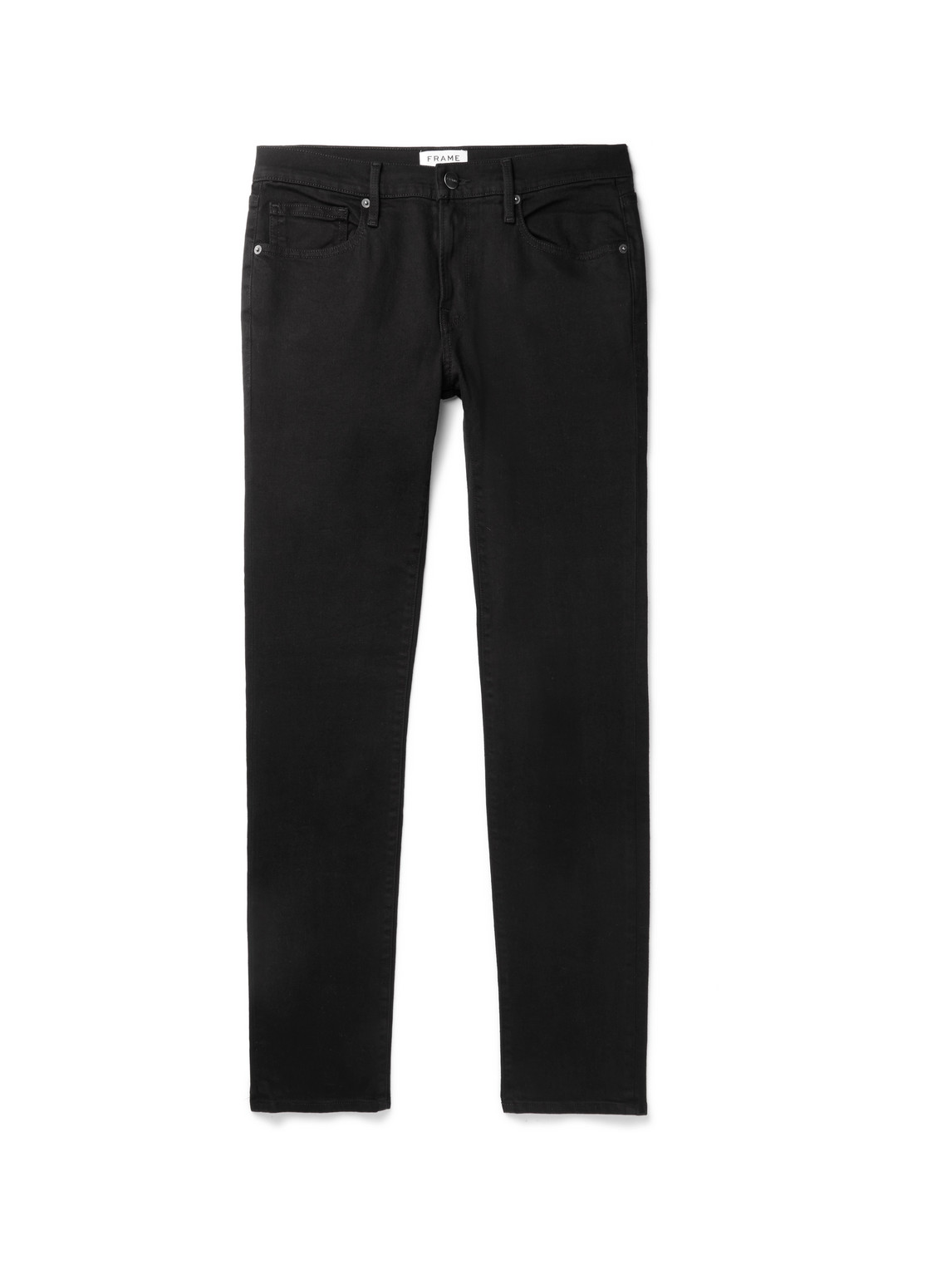 Frame L'homme Skinny-fit Whiskered Denim Jeans In Blue