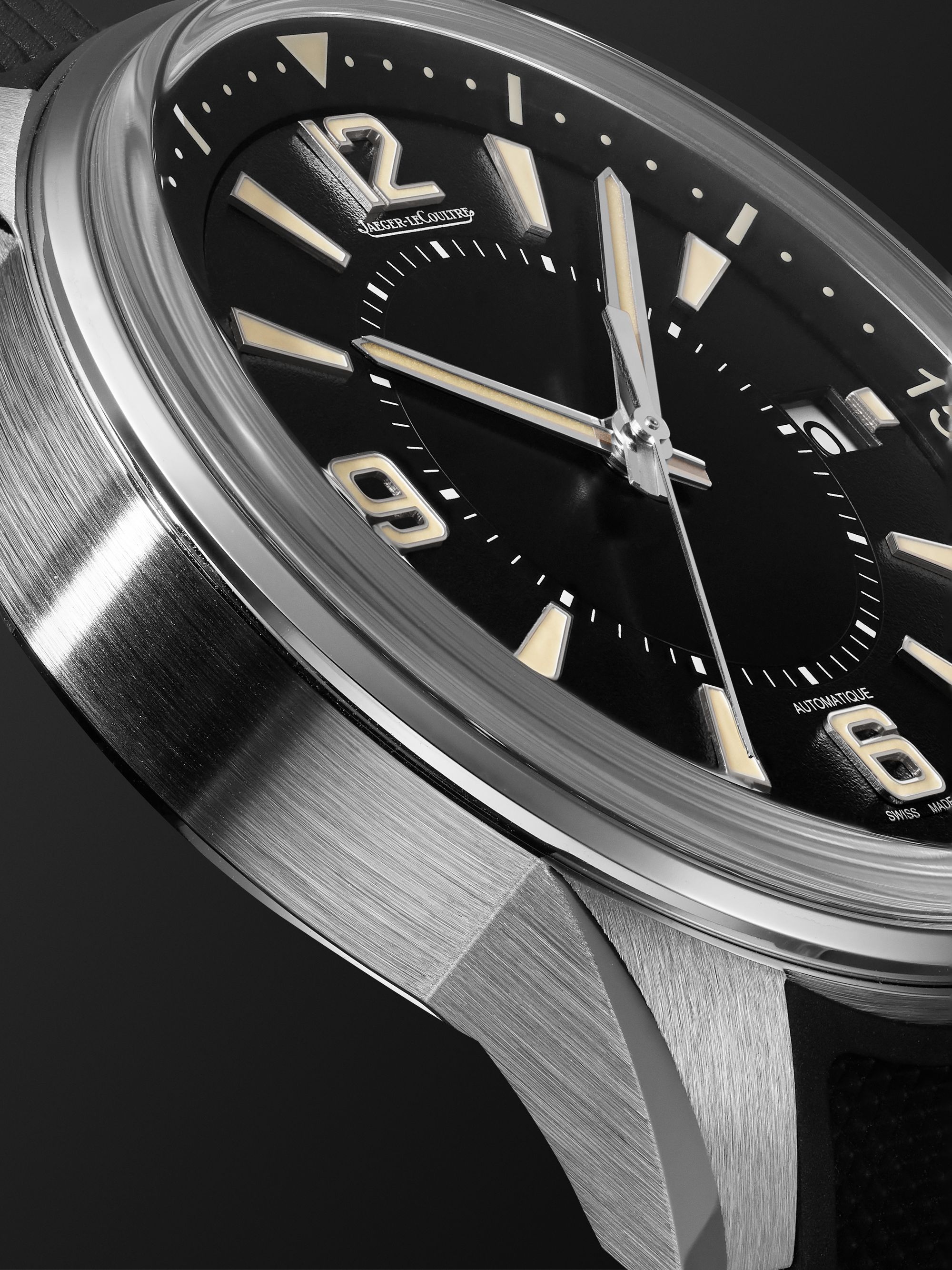 JAEGER-LECOULTRE Polaris Date Automatic 42mm Stainless Steel and Rubber Watch, Ref. No. Q9068671