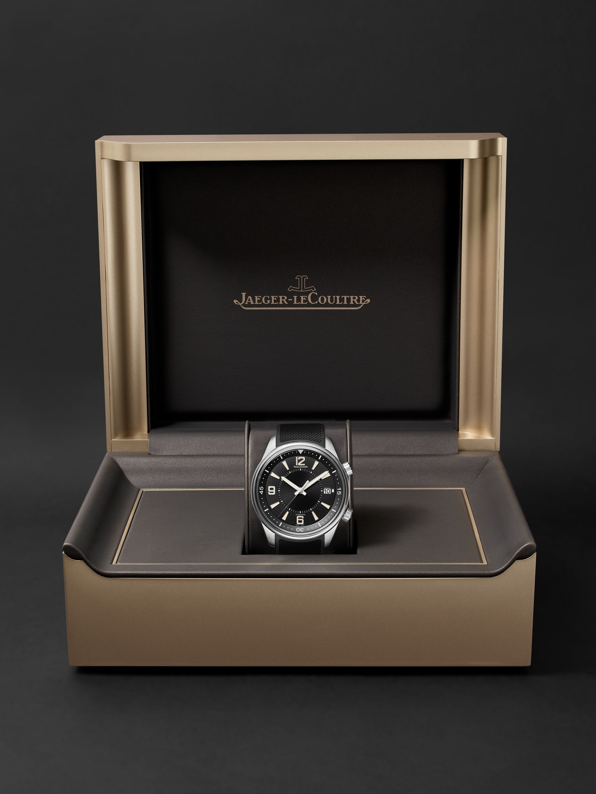 JAEGER-LECOULTRE Polaris Date Automatic 42mm Stainless Steel and Rubber Watch, Ref. No. Q9068671