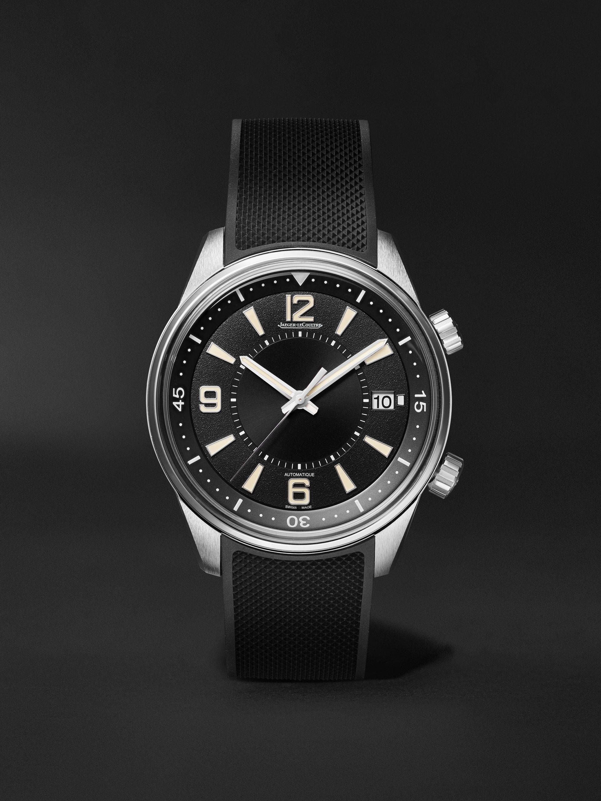 JAEGER-LECOULTRE Polaris Date Automatic 42mm Stainless Steel and Rubber Watch, Ref. No. Q9068671