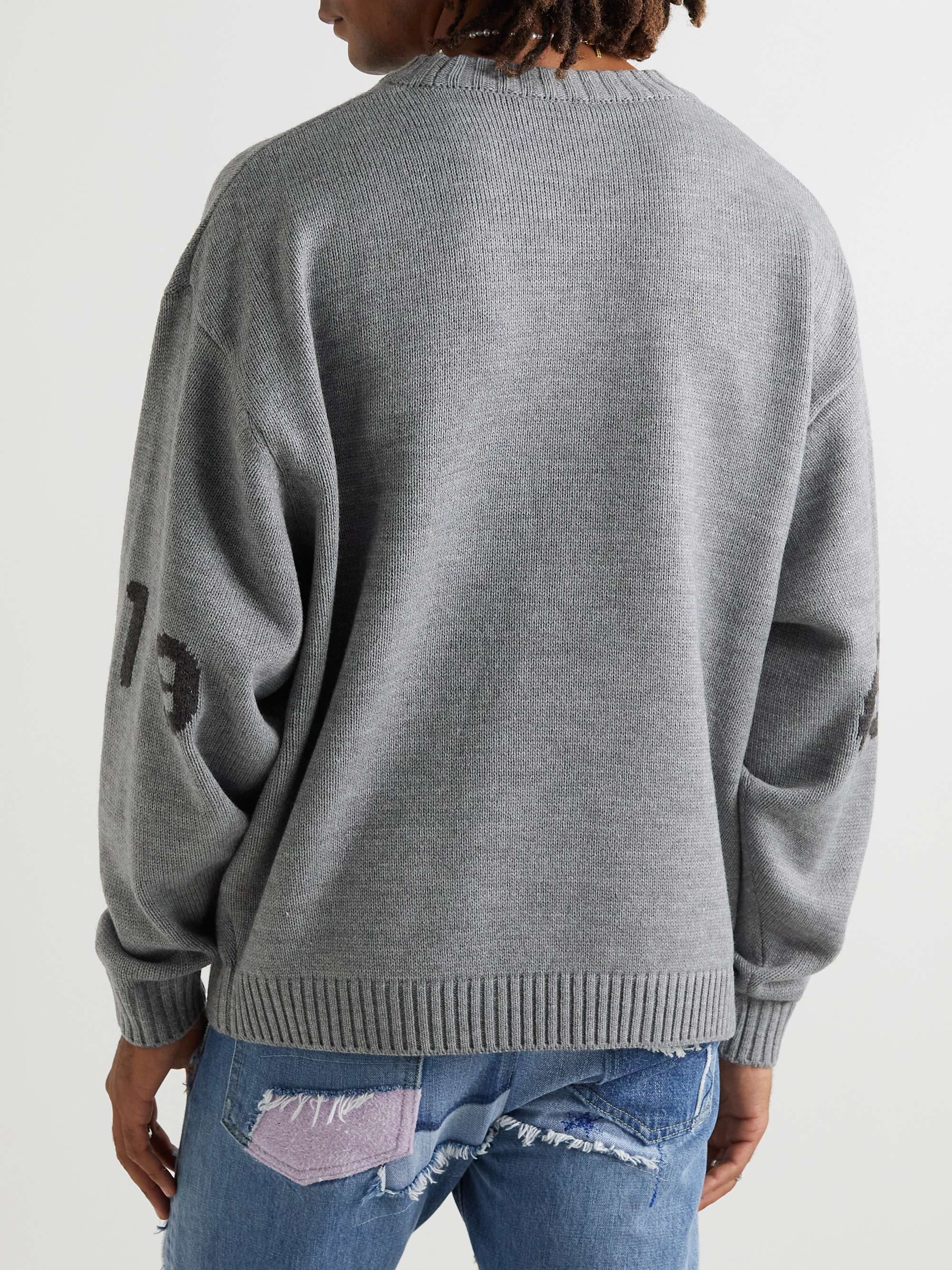 KAPITAL Fat Cat Intarsia Sweater