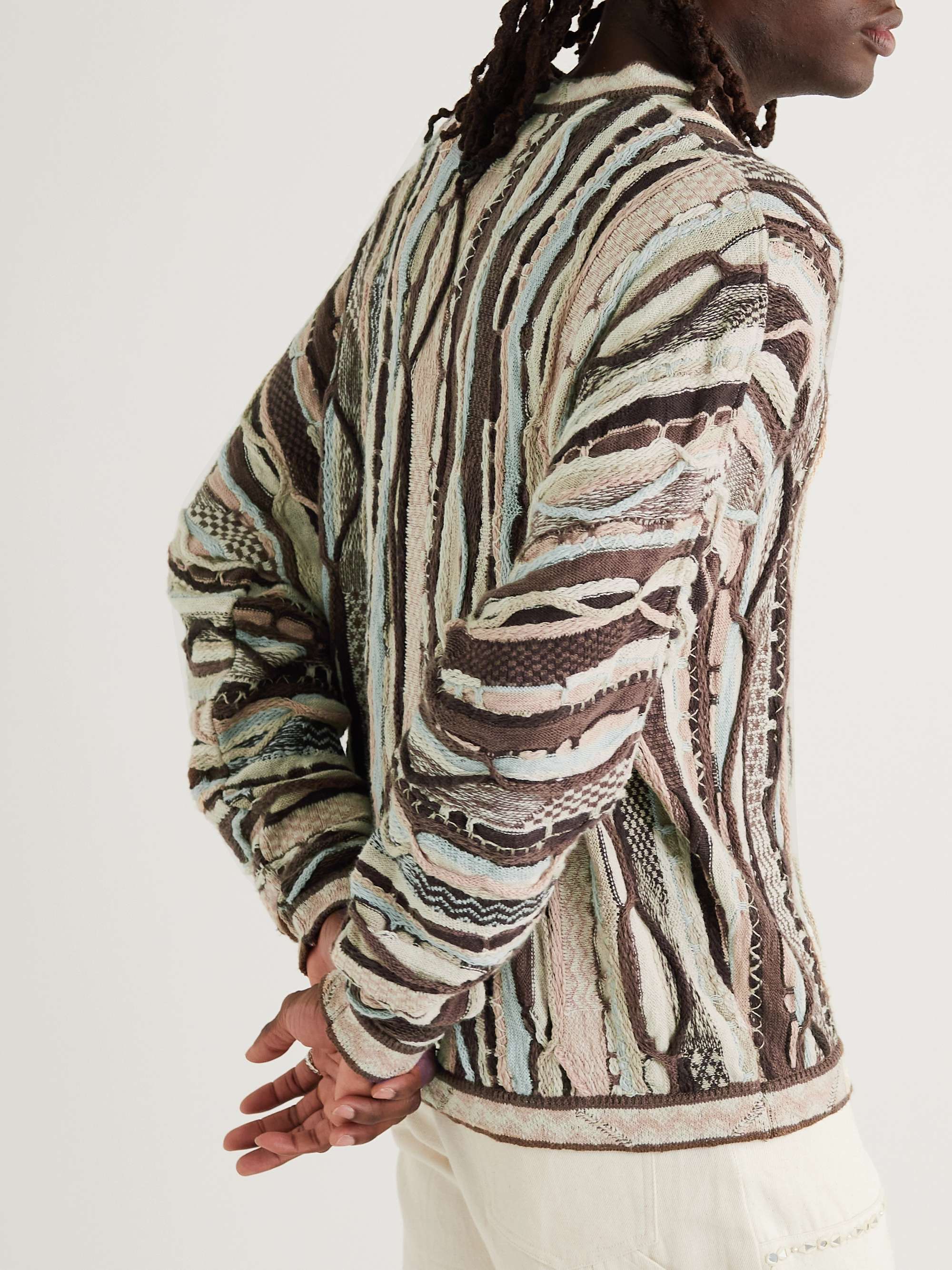 KAPITAL Cotton-Jacquard Sweater