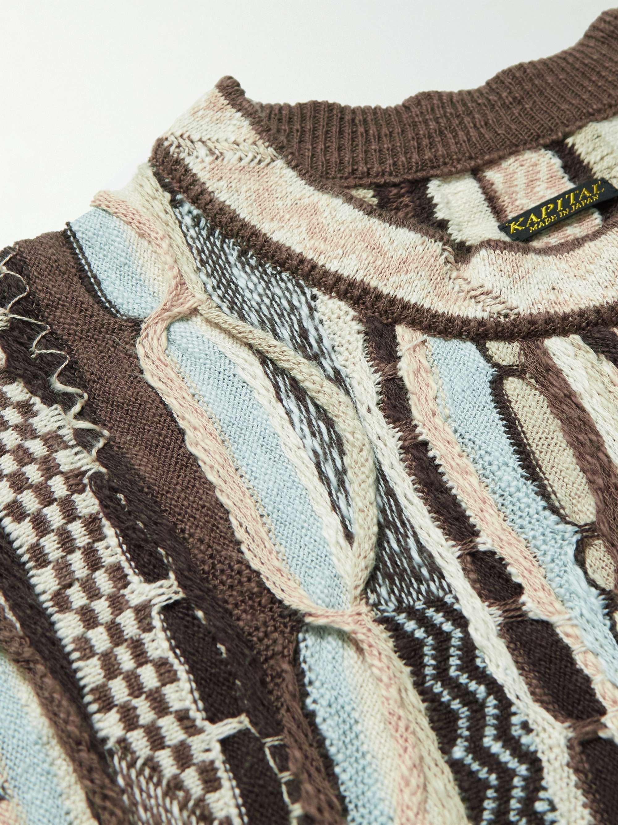 KAPITAL Cotton-Jacquard Sweater