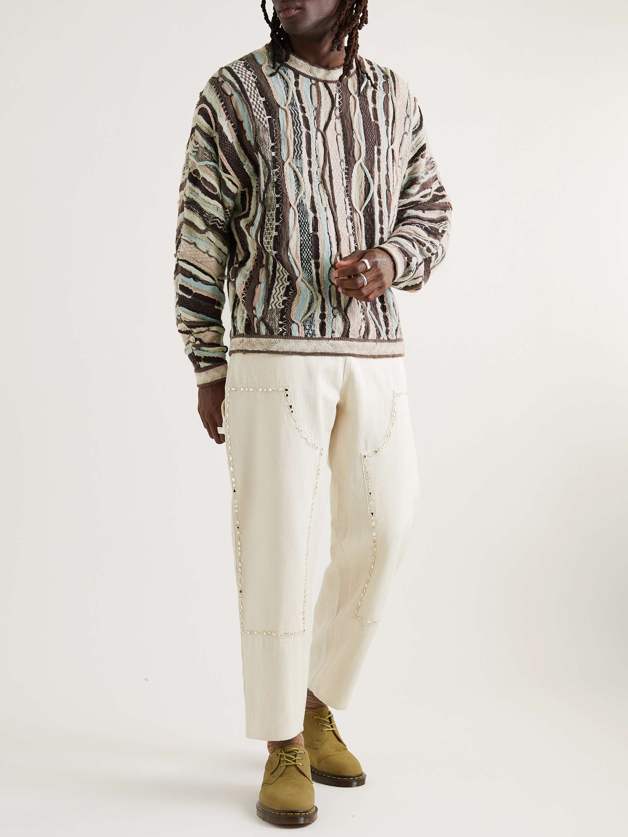 KAPITAL Cotton-Jacquard Sweater