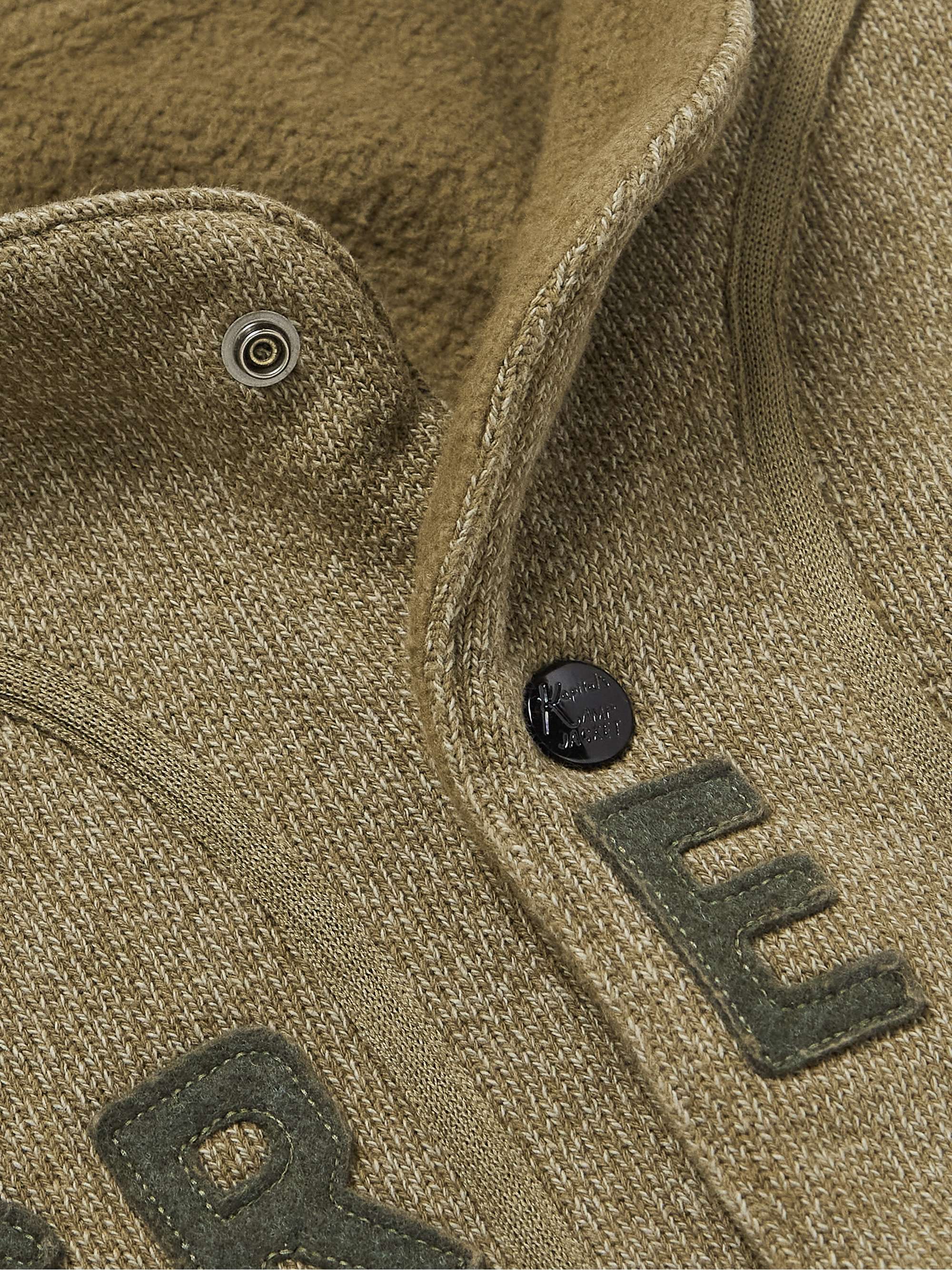 KAPITAL Beach Appliqued Cotton Cardigan