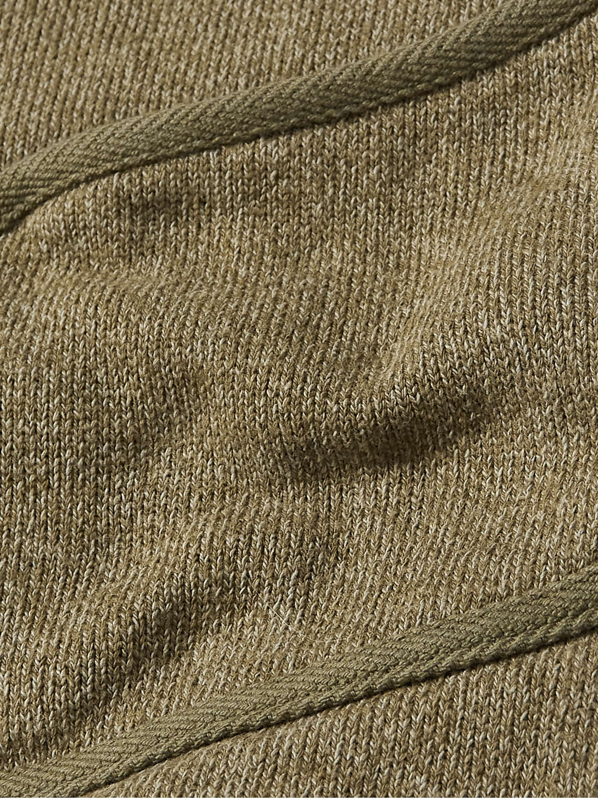 KAPITAL Beach Appliqued Cotton Cardigan