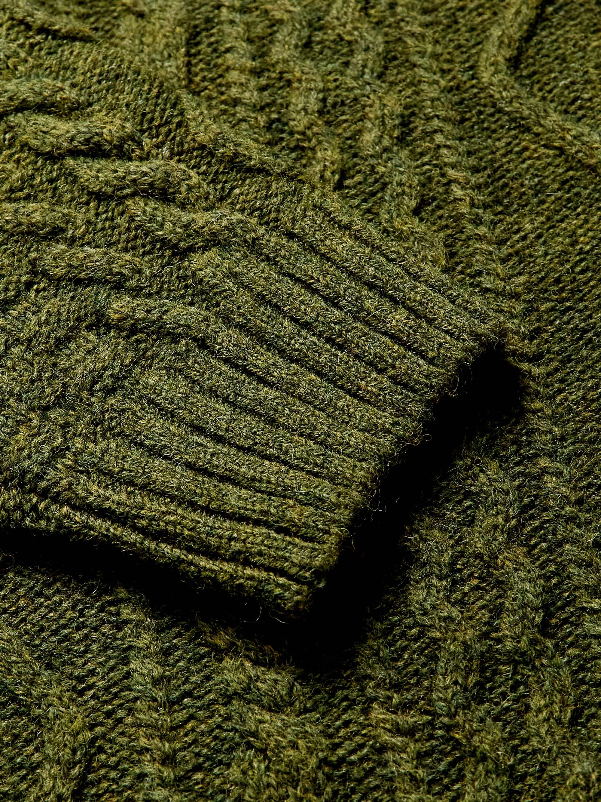 KAPITAL Intarsia Cable-Knit Wool-Blend Sweater