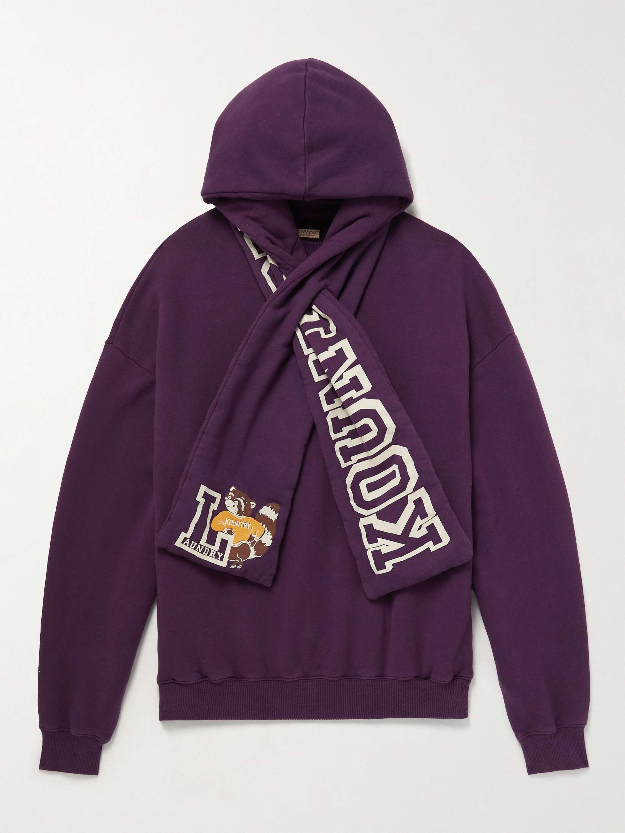 WACKO MARIA Logo-Print Cotton-Jersey Hoodie for Men | MR PORTER
