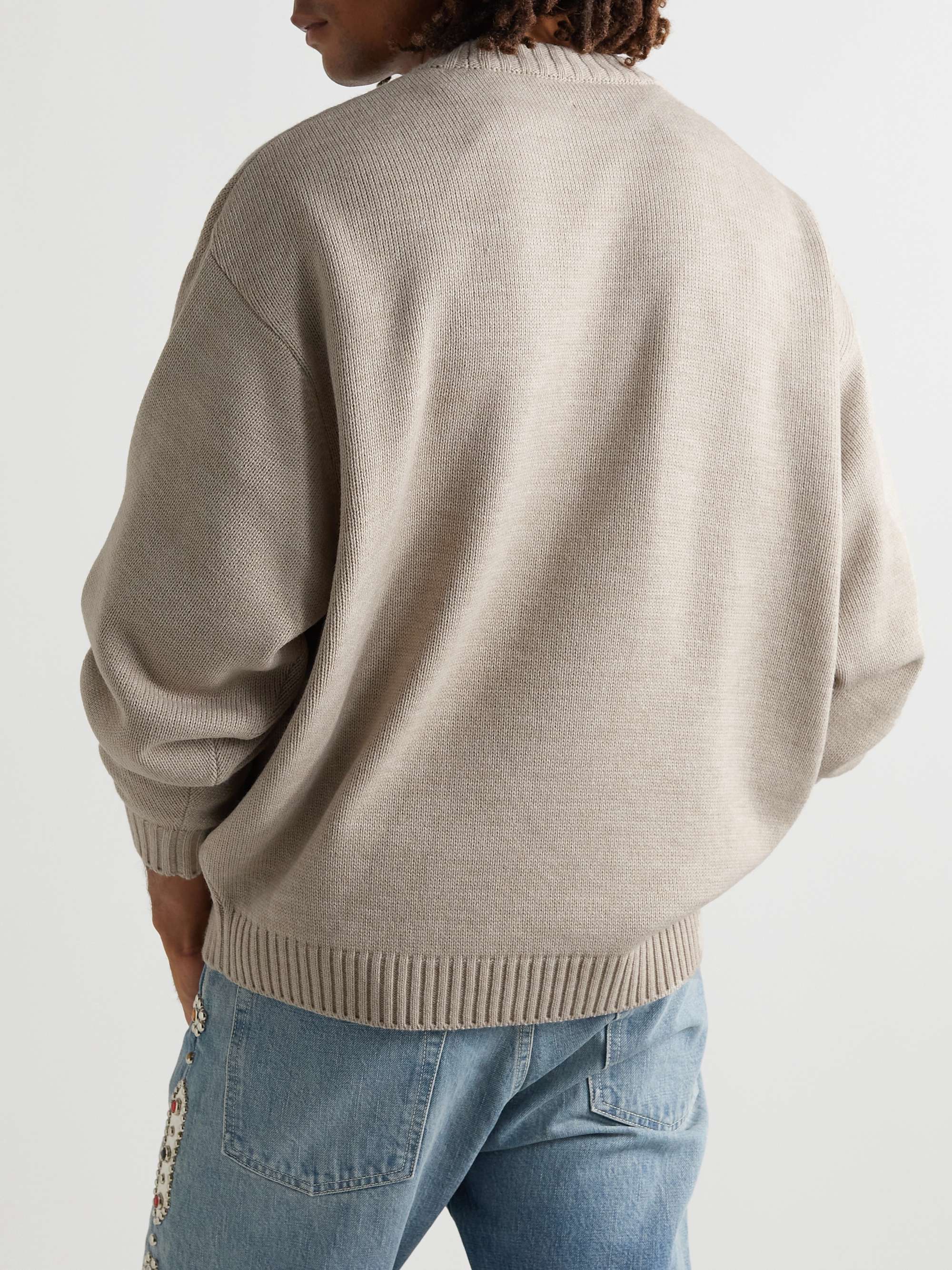 KAPITAL Coneybowy Intarsia Sweater