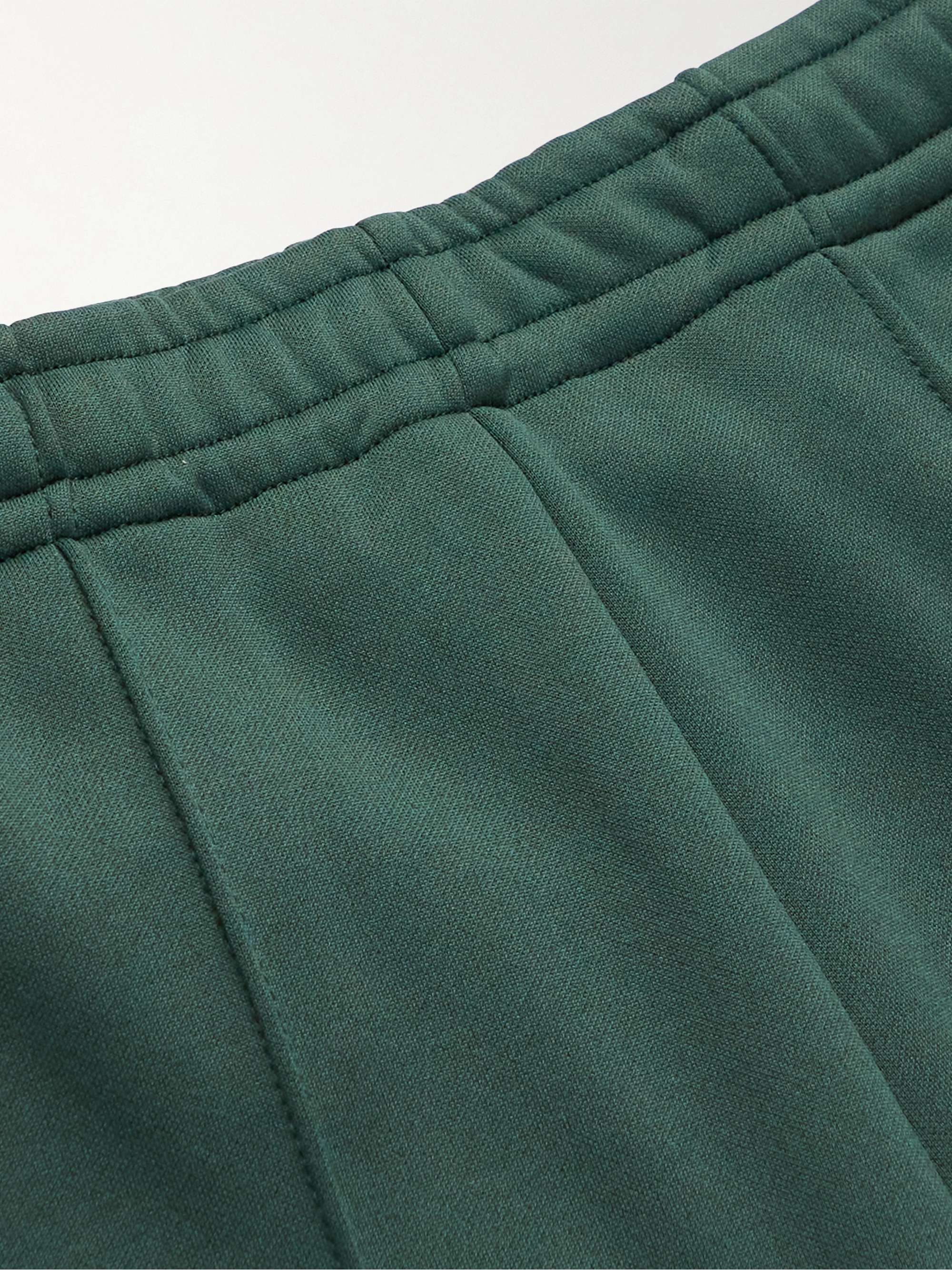 KAPITAL Flared Striped Tech-Jersey Track Pants