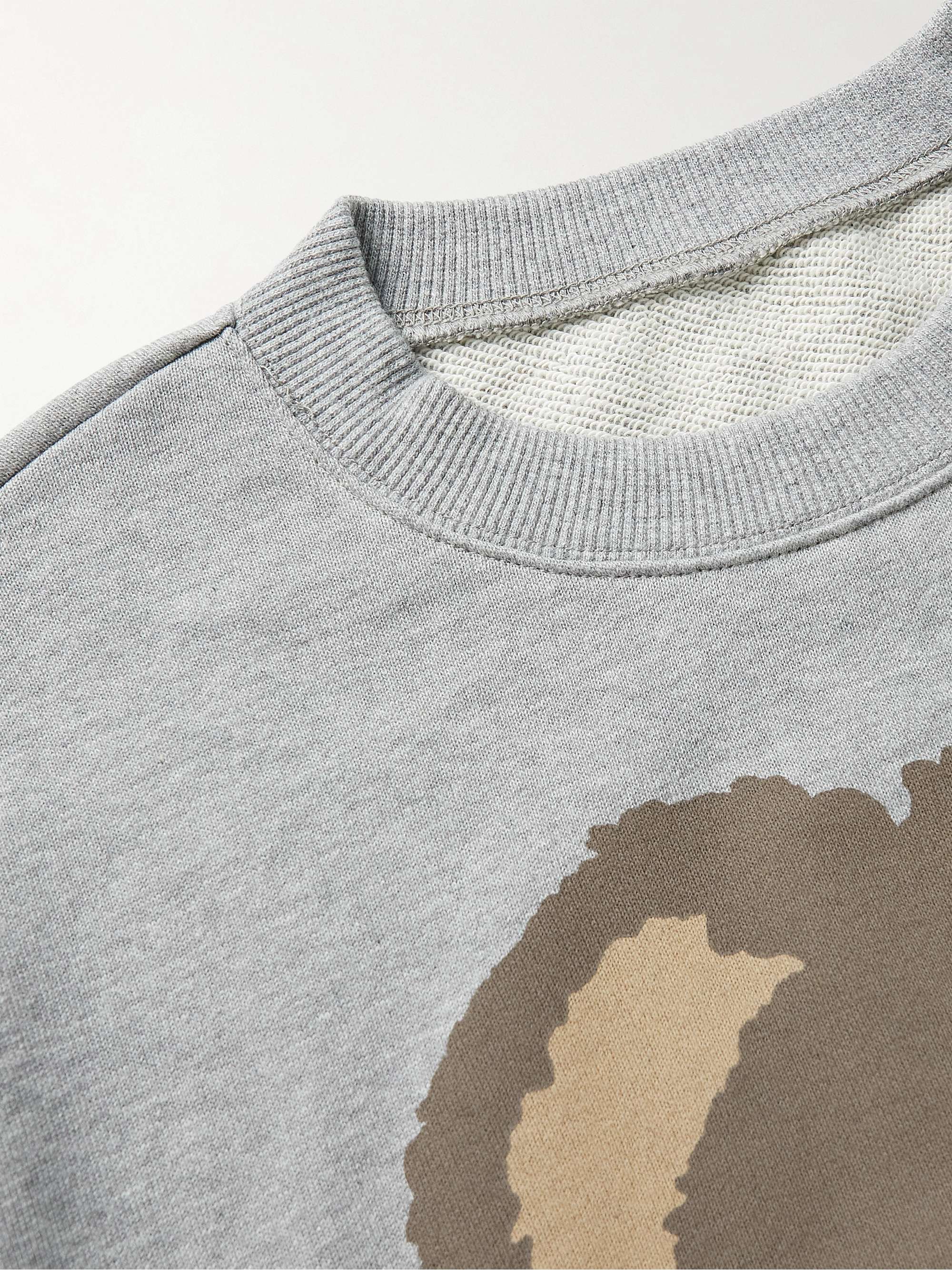 KAPITAL Printed Cotton-Jersey Sweatshirt