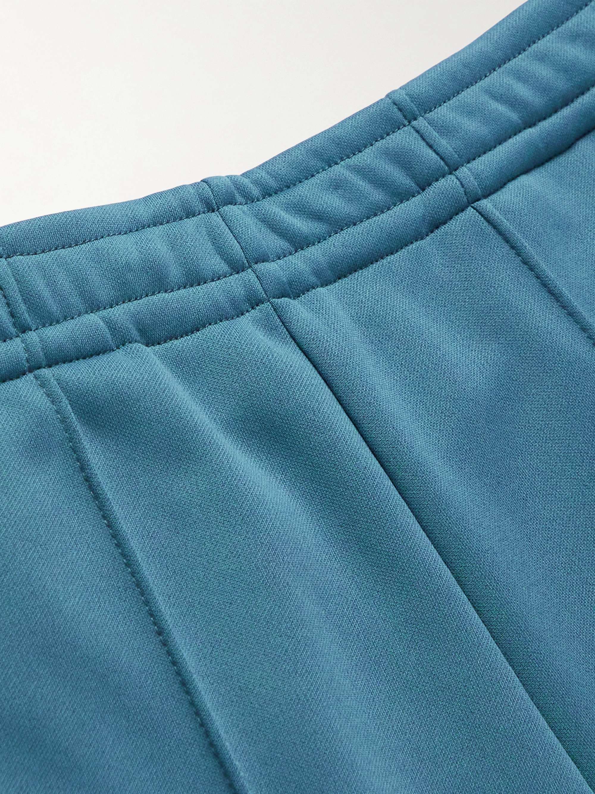 KAPITAL Flared Striped Tech-Jersey Track Pants