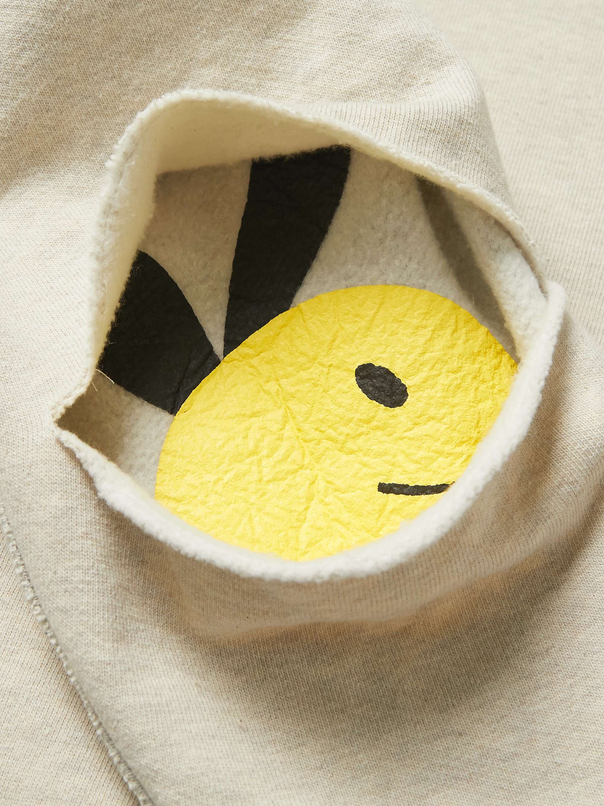 KAPITAL Coneybowy Reversible Printed Cotton-Jersey Sweatshirt