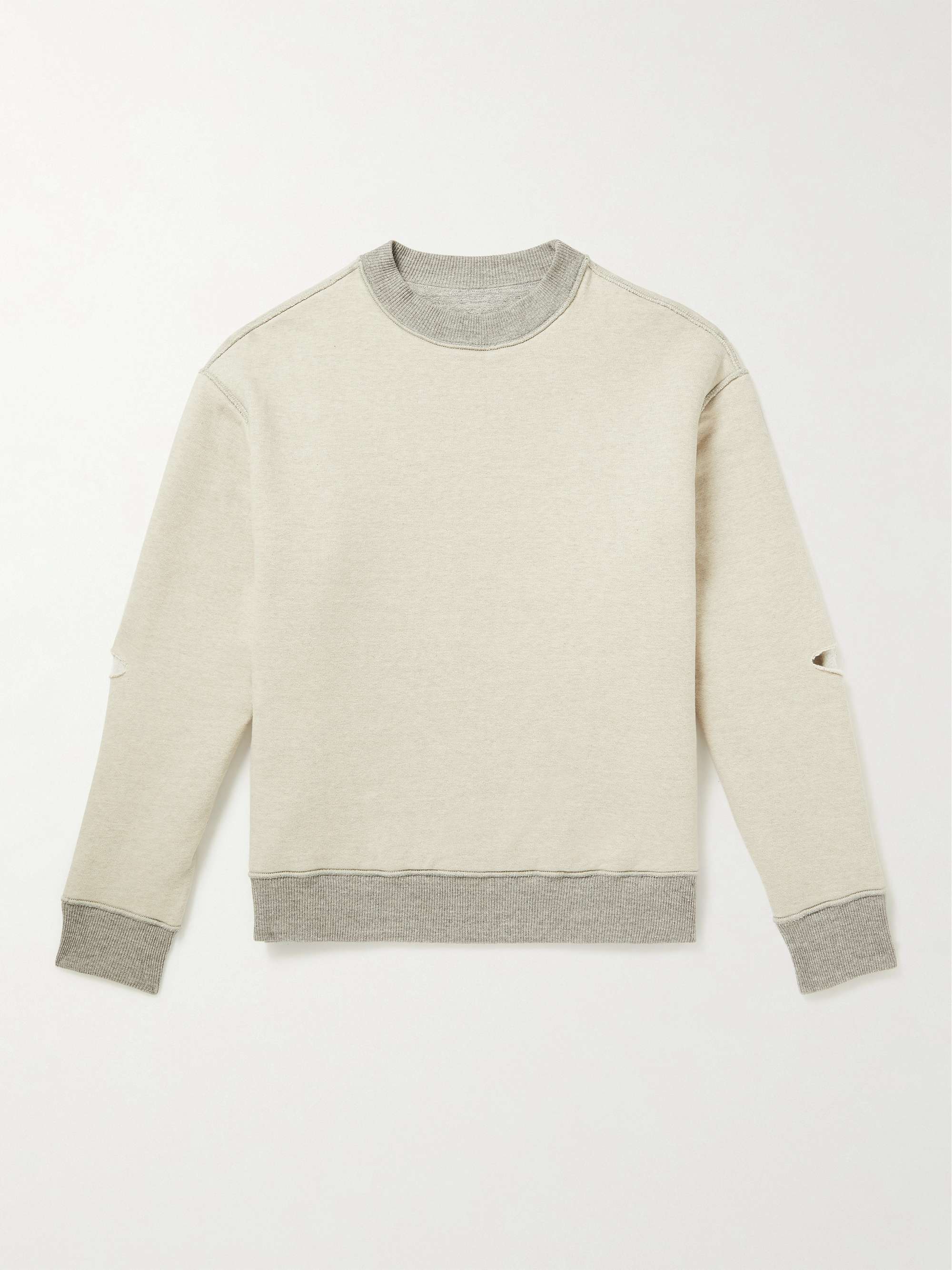 White Coneybowy Reversible Printed Cotton-Jersey Sweatshirt | KAPITAL ...
