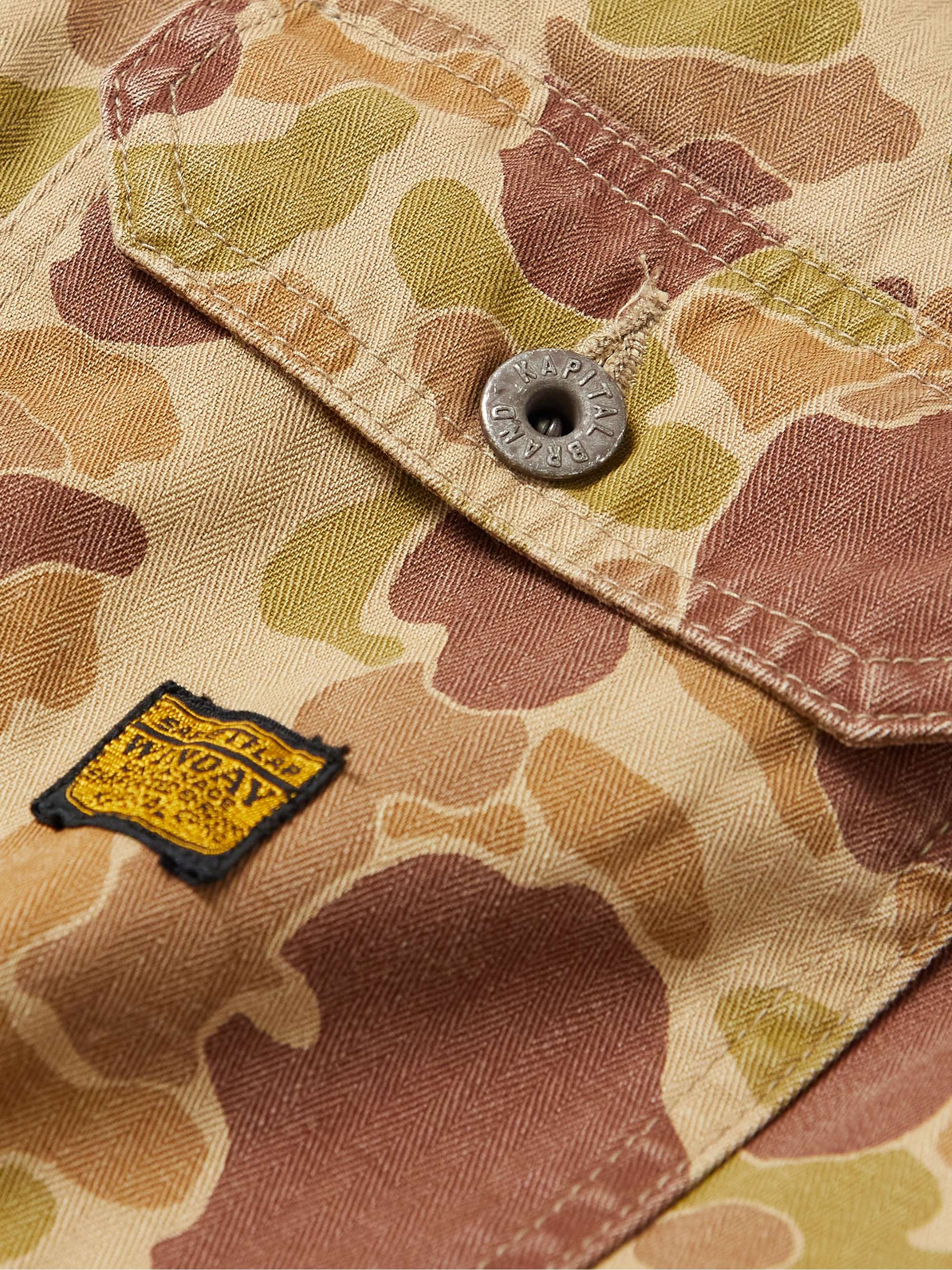 KAPITAL Camouflage-Print Cotton-Twill Jacket