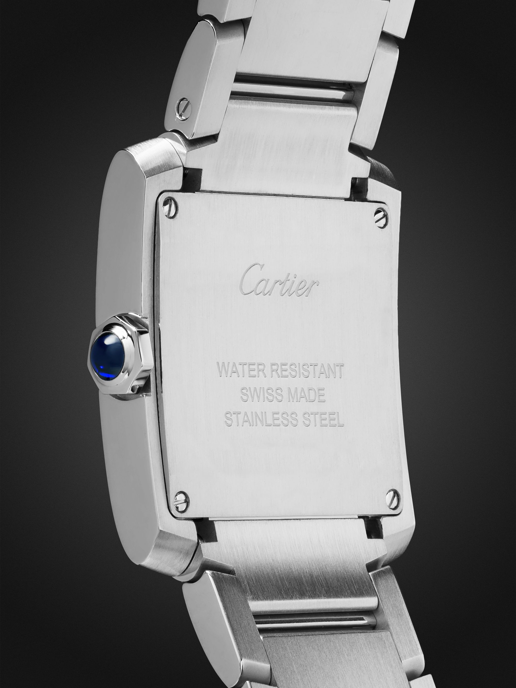 CARTIER Tank Française 32mm Stainless Steel Watch, Ref. No. WSTA0074