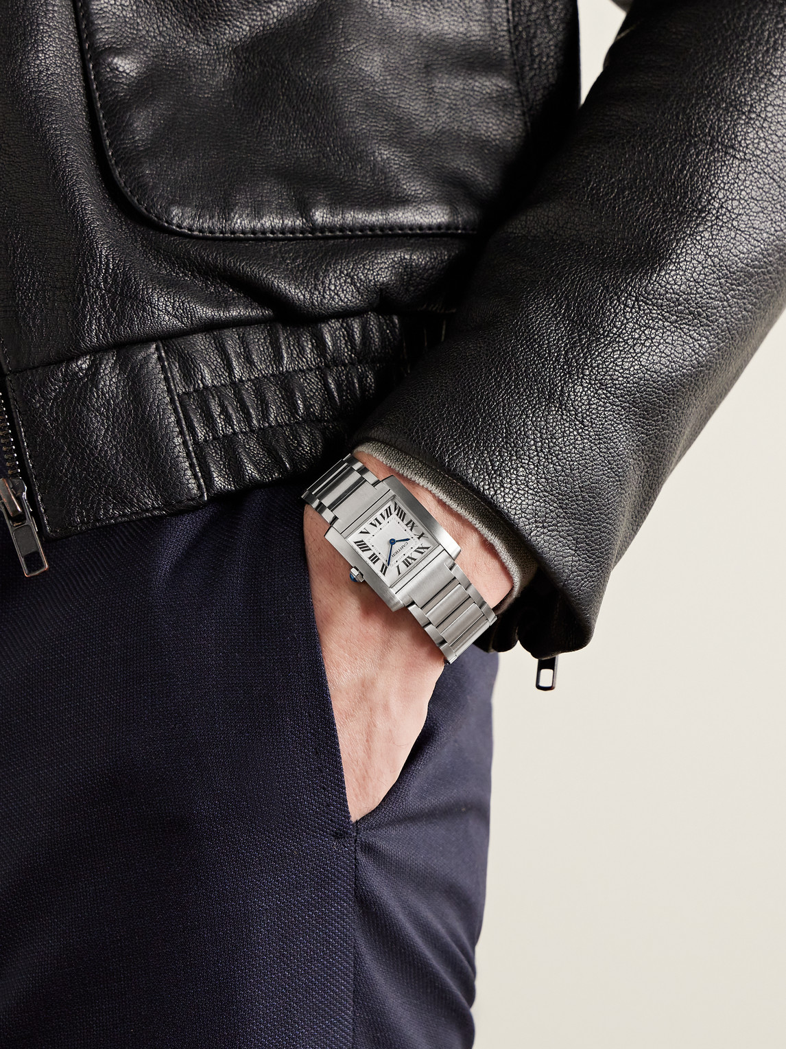 Tank Française Stainless Steel Watch, Ref. WSTA0074 — 2