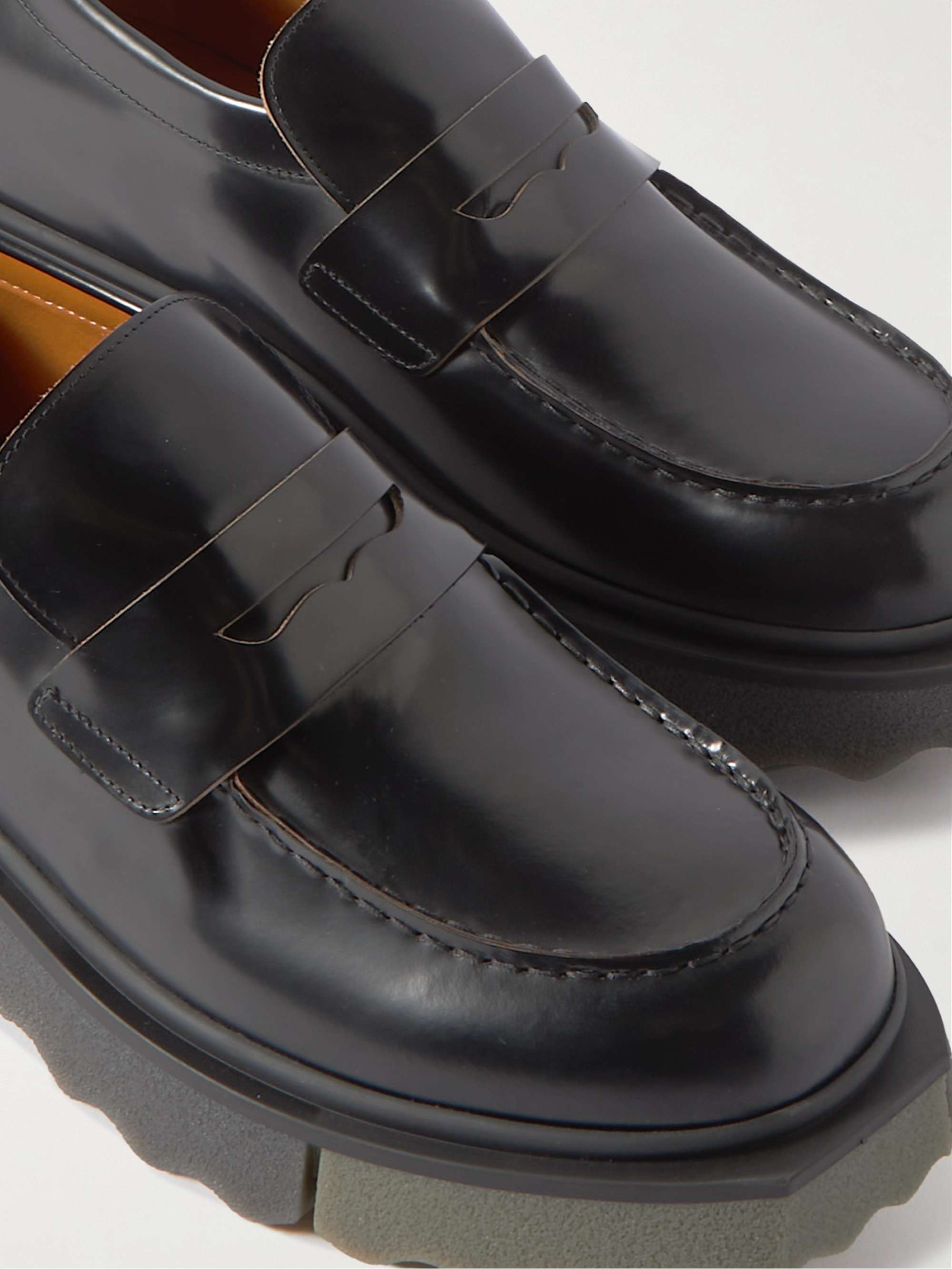 OFF-WHITE Leather Penny Loafers