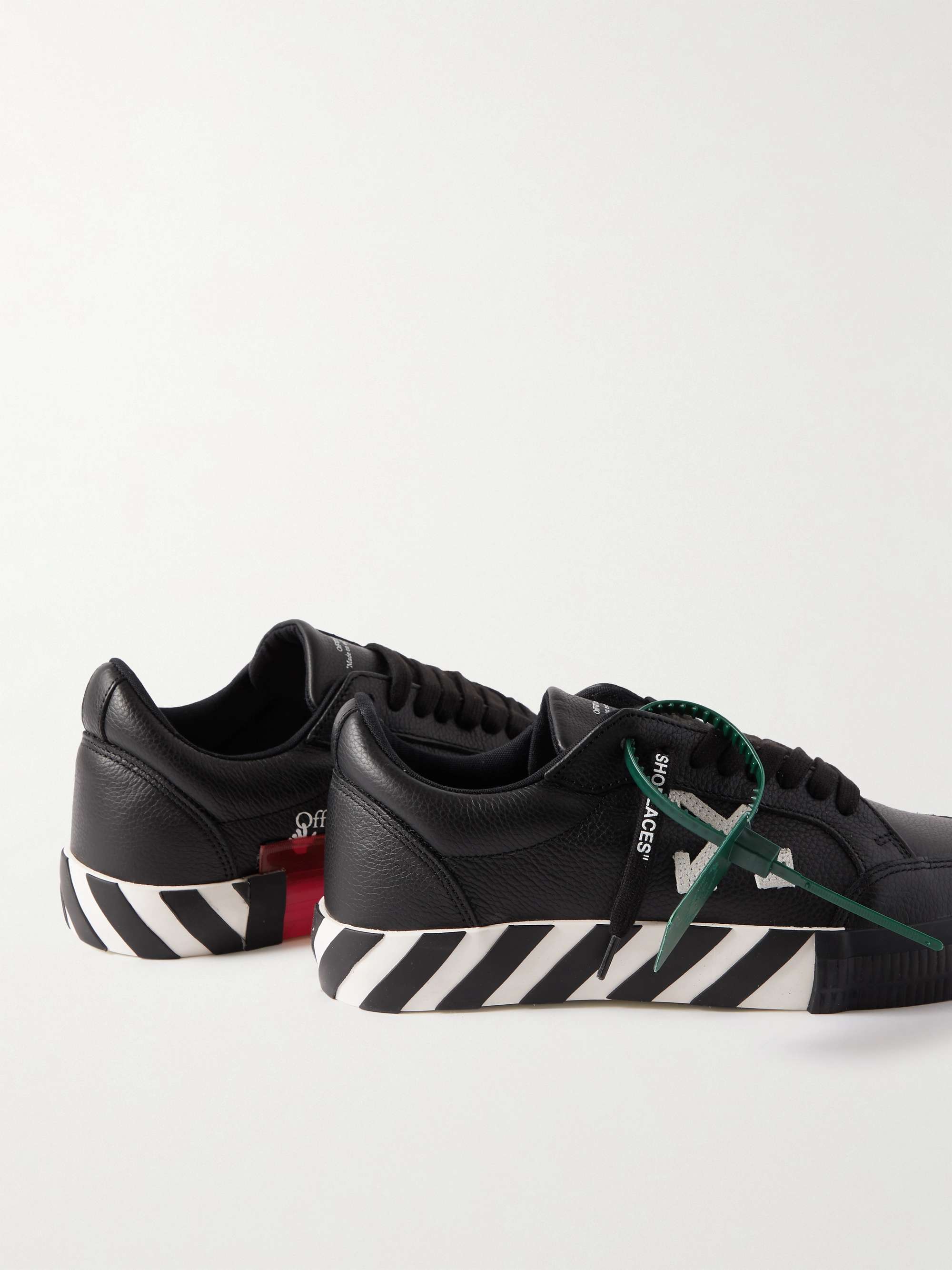 OFF-WHITE Full-Grain Leather Sneakers