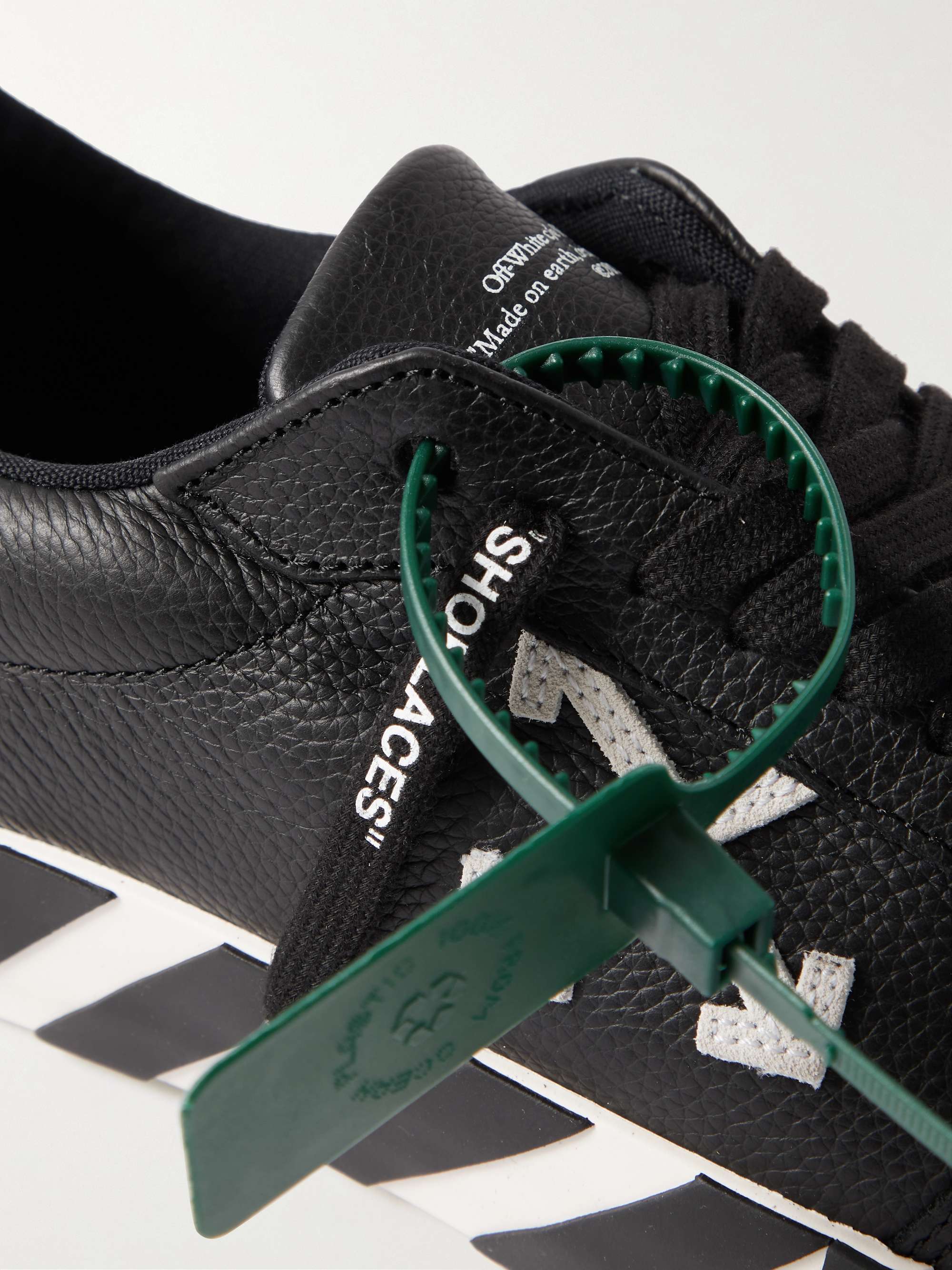 OFF-WHITE Full-Grain Leather Sneakers