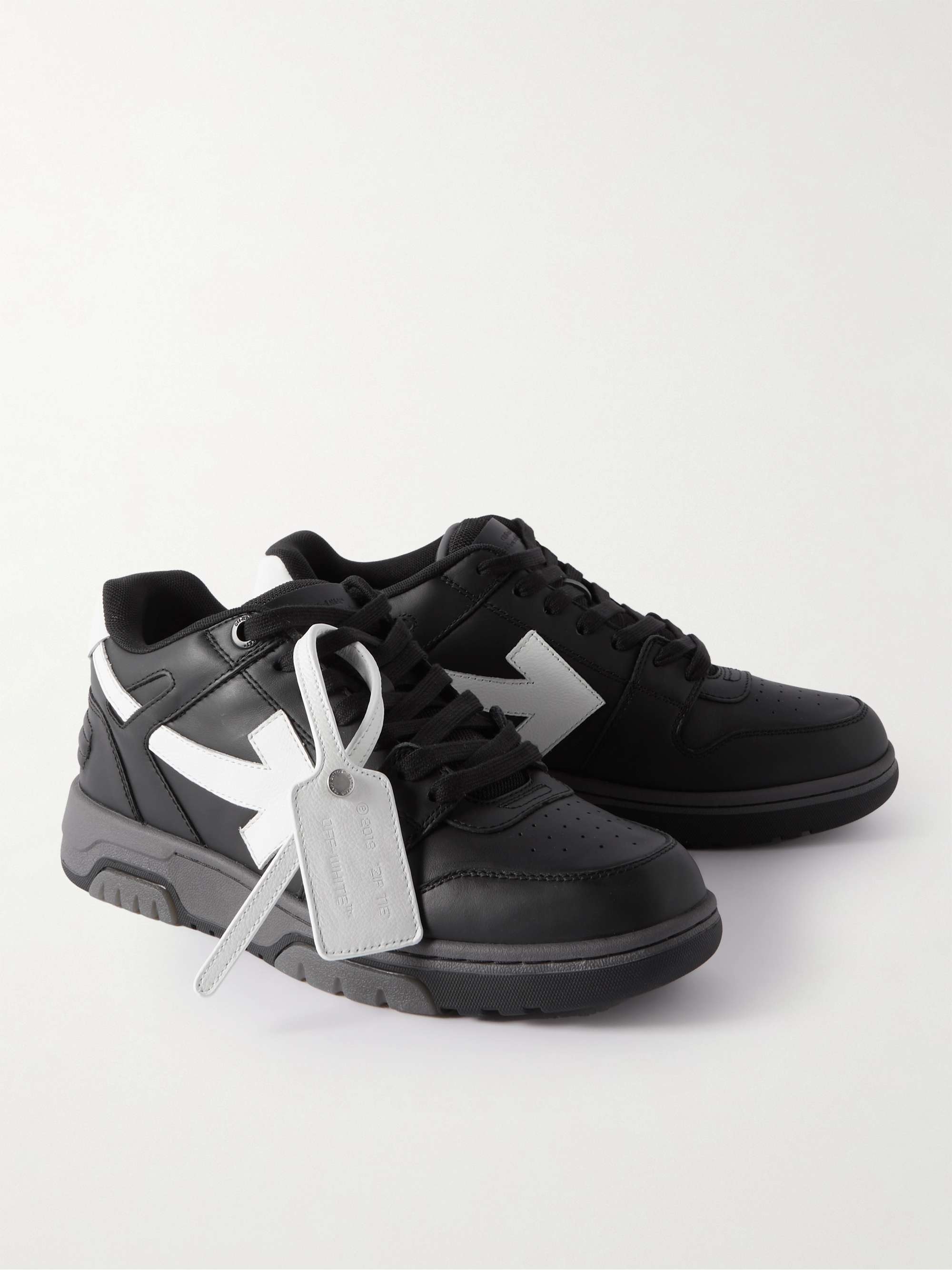 OFF-WHITE Out of Office Leather Sneakers for Men | MR PORTER