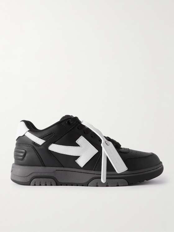mrporter.com | Out of Office Leather Sneakers - Black