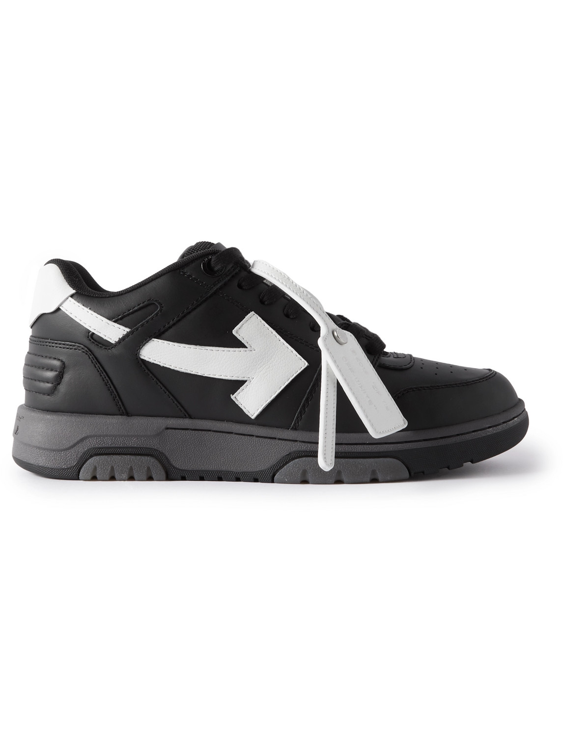 Off-White Out Of Office Black Wool Sneakers New