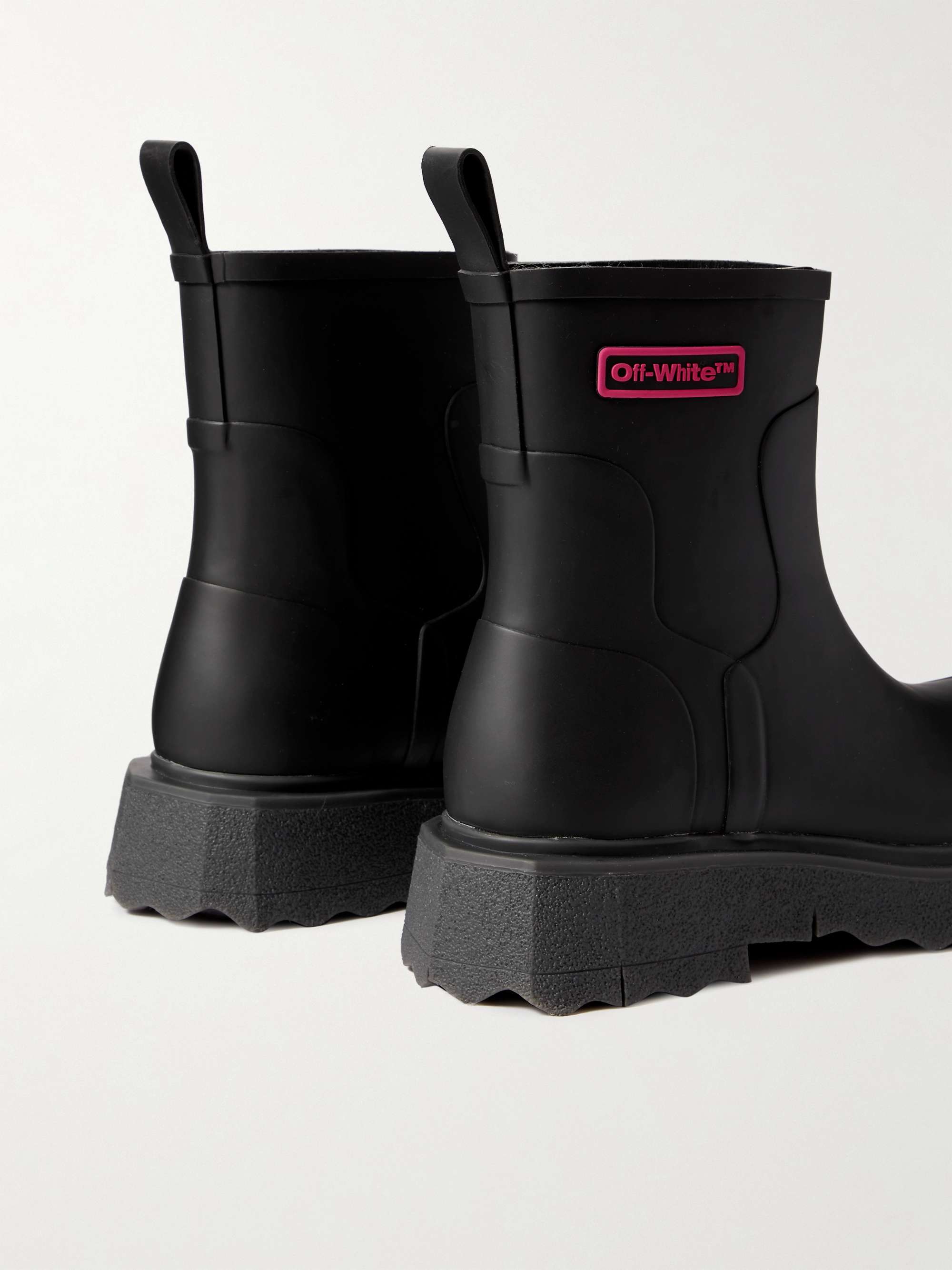 OFF-WHITE Sponge Rubber Boots