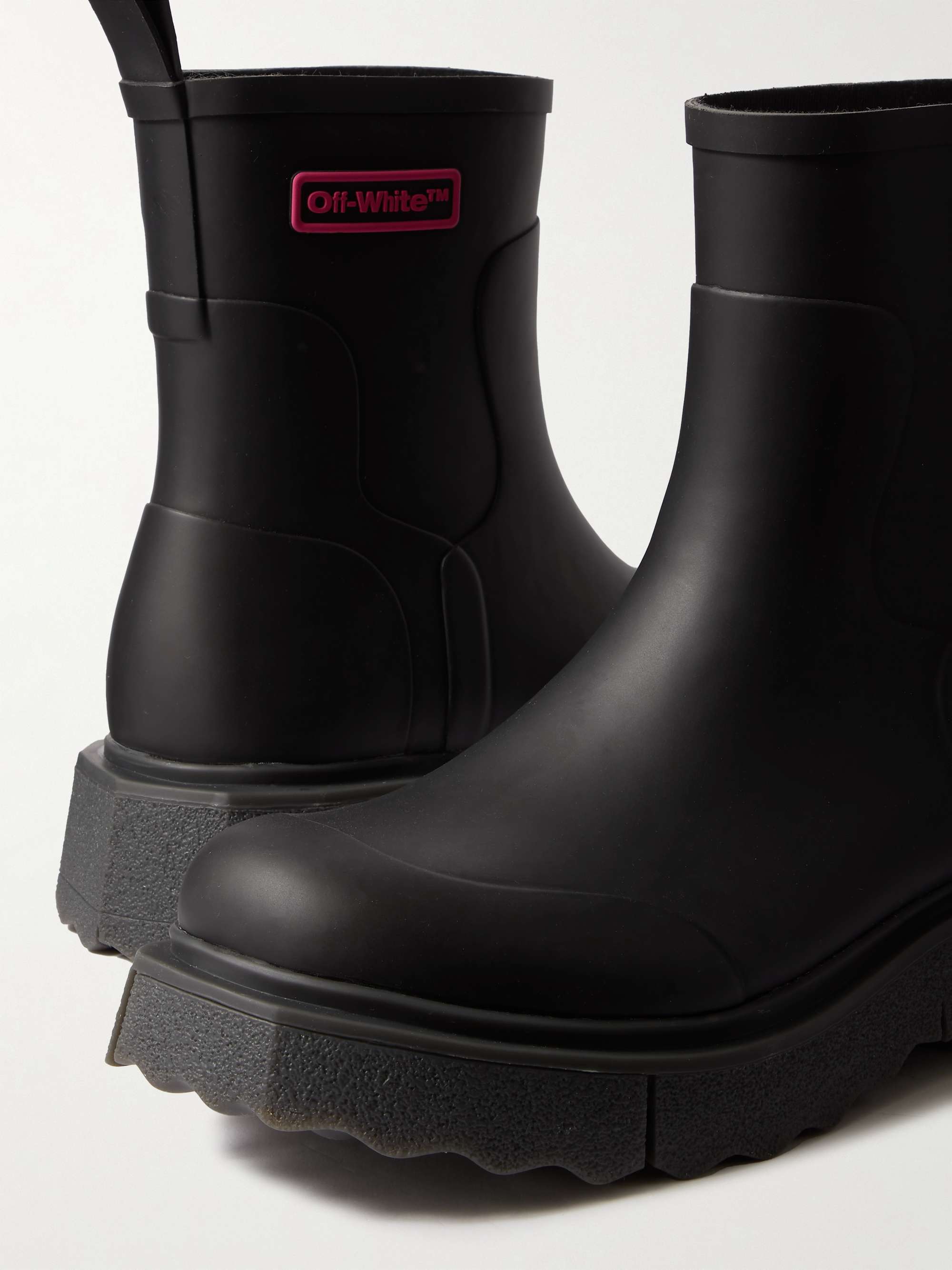 OFF-WHITE Sponge Rubber Boots
