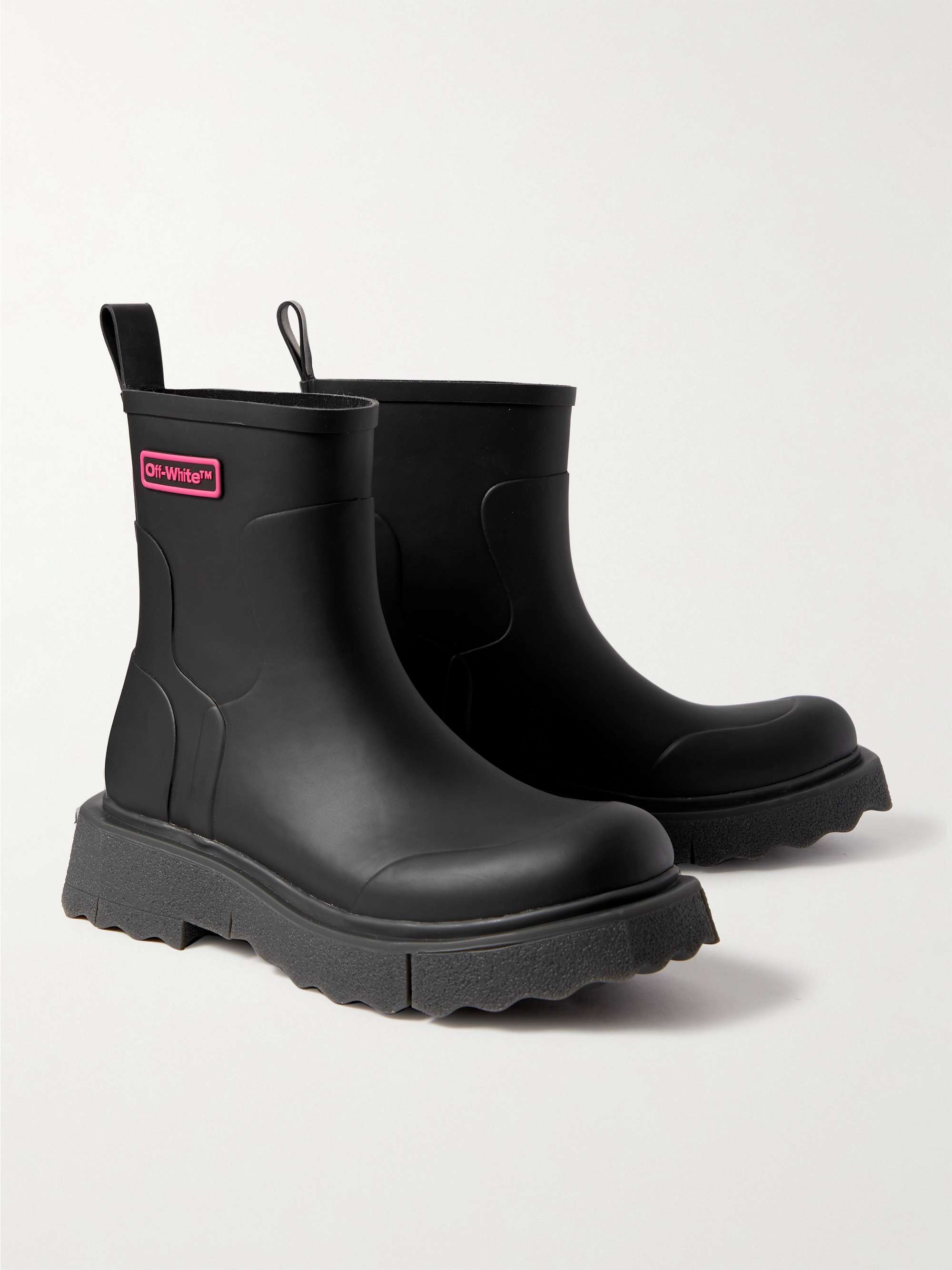 OFF-WHITE Sponge Rubber Boots