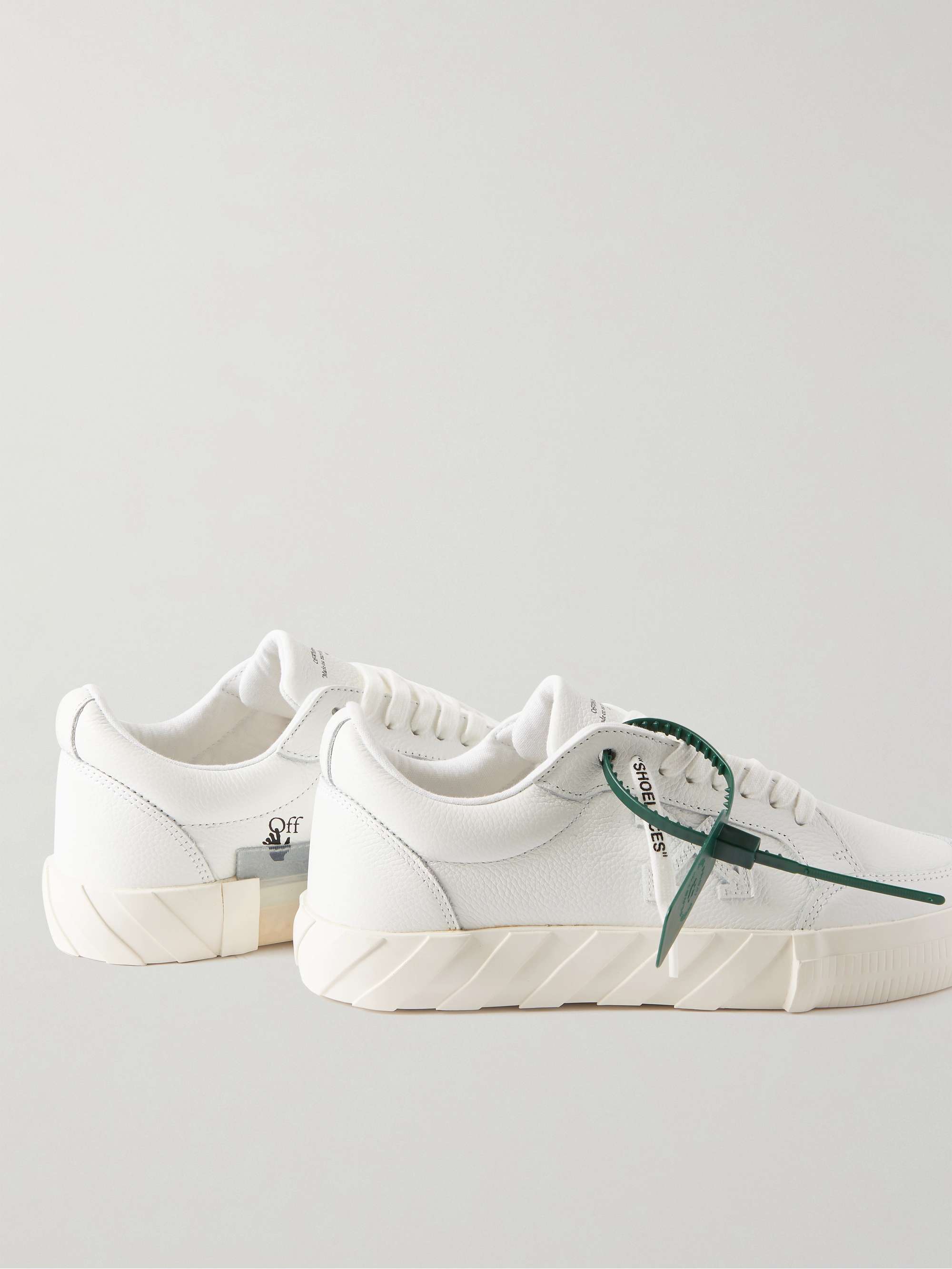OFF-WHITE Full-Grain Leather Sneakers