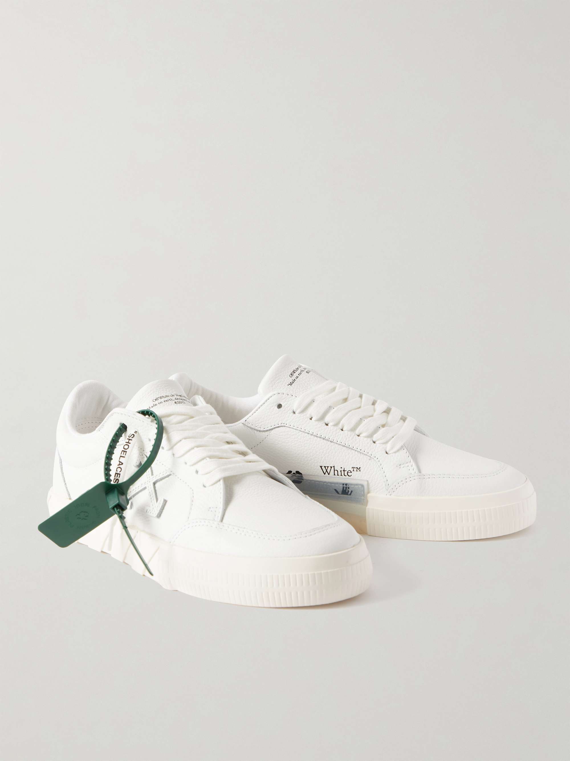 OFF-WHITE Full-Grain Leather Sneakers