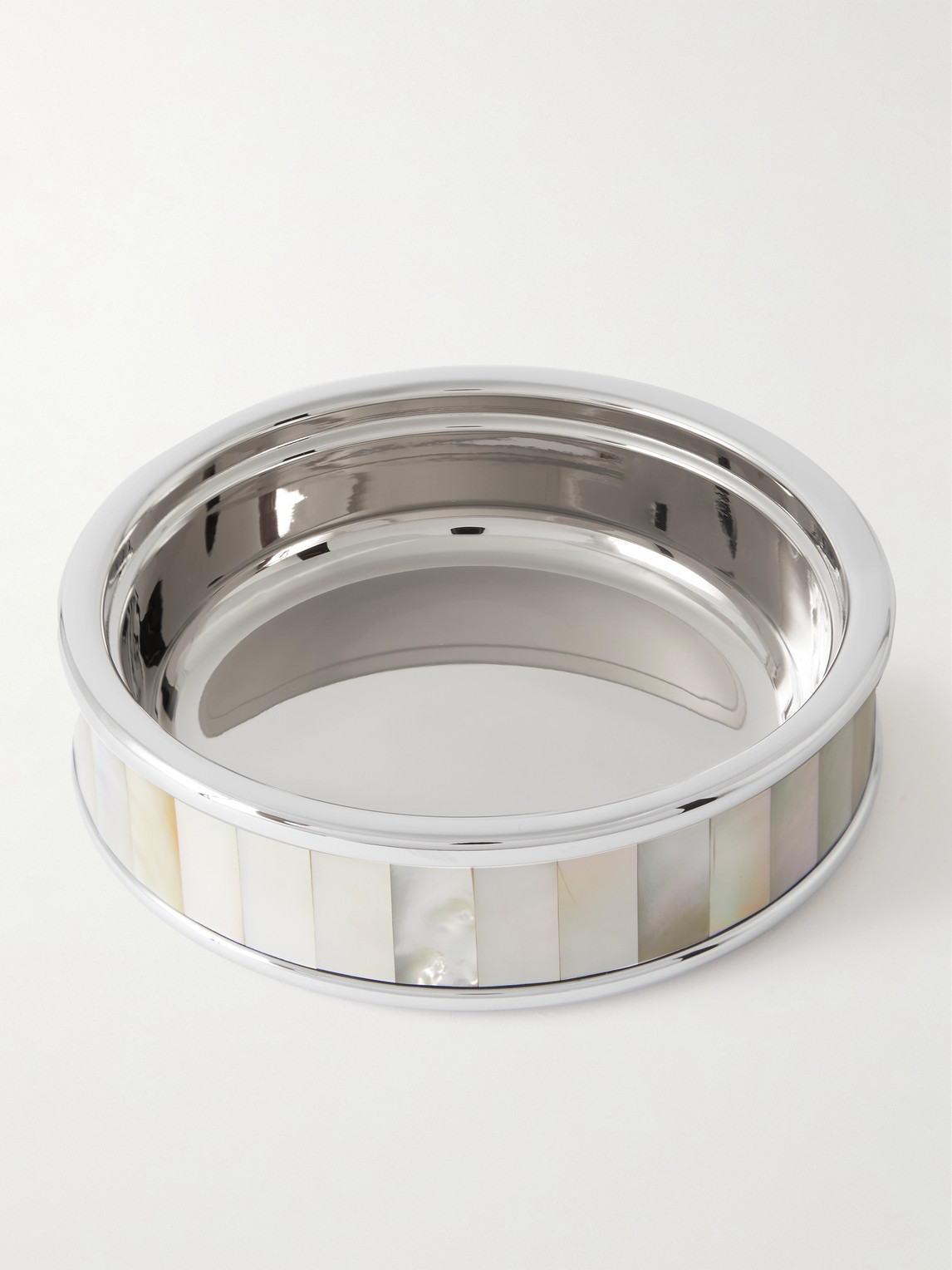 Stainless Steel, Mother-of-Pearl And Chrome-Plated Soap Tray — 2