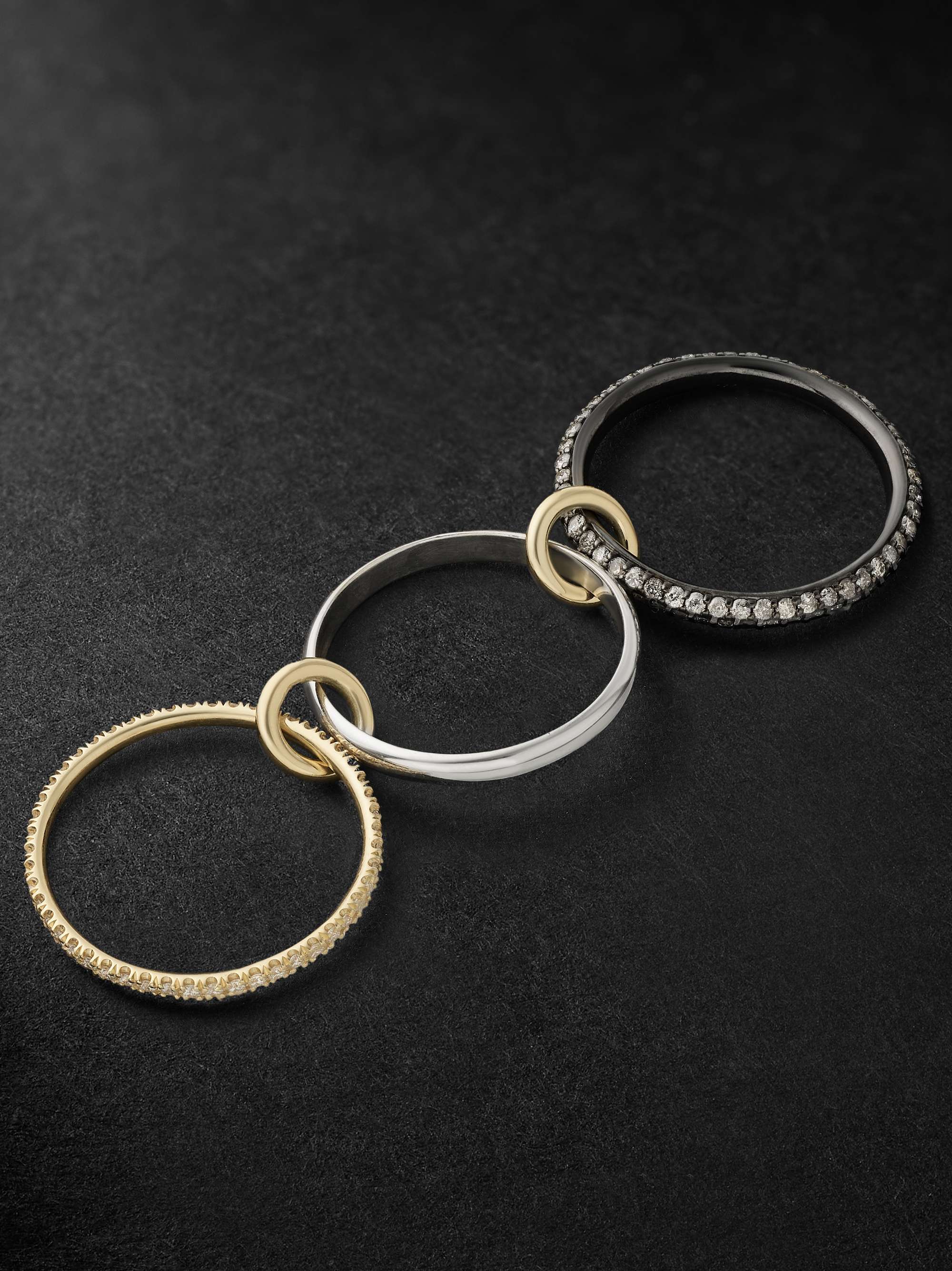 SPINELLI KILCOLLIN Scorpio Gold and Silver Diamond Ring