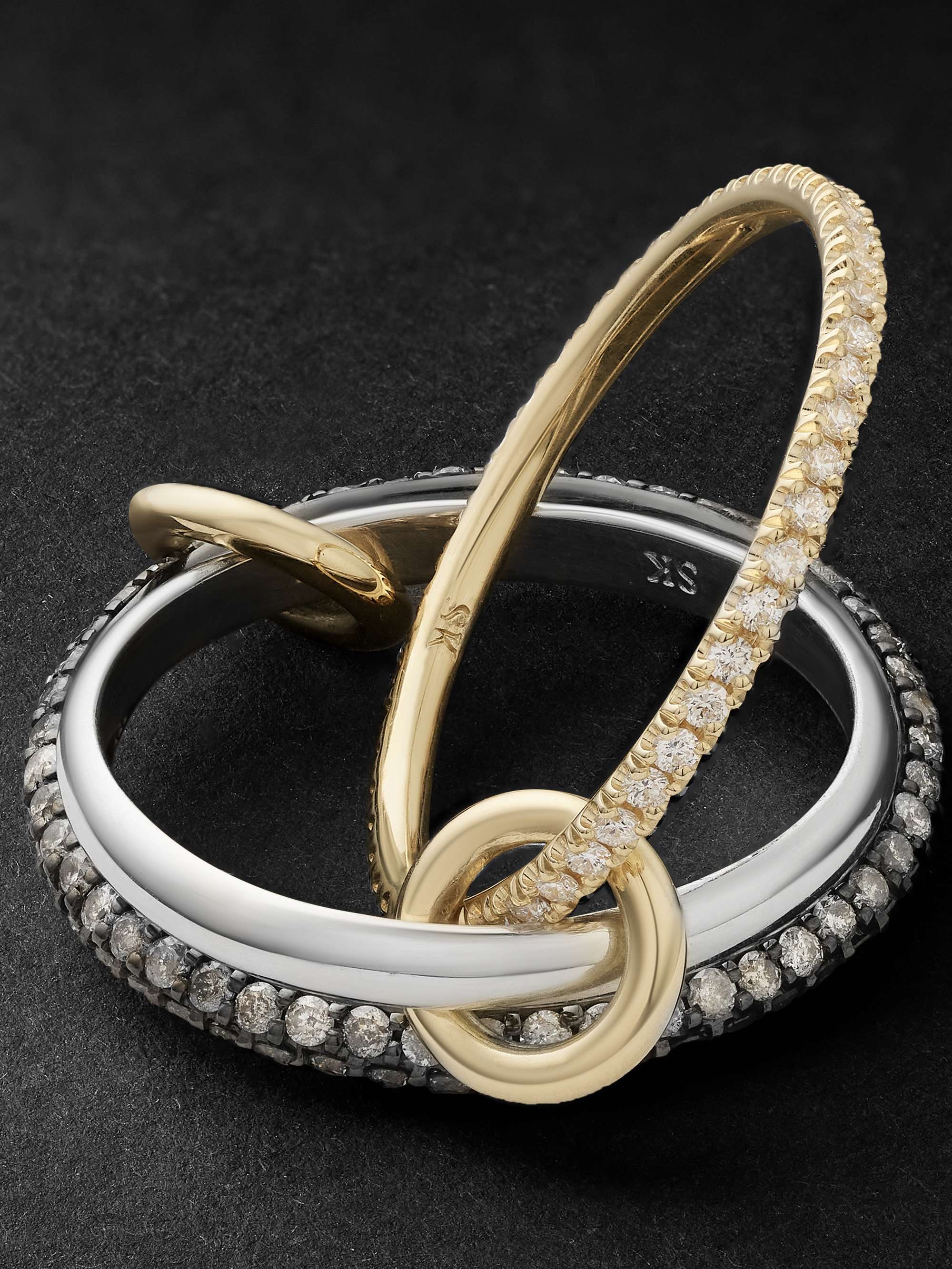 SPINELLI KILCOLLIN Scorpio Gold and Silver Diamond Ring