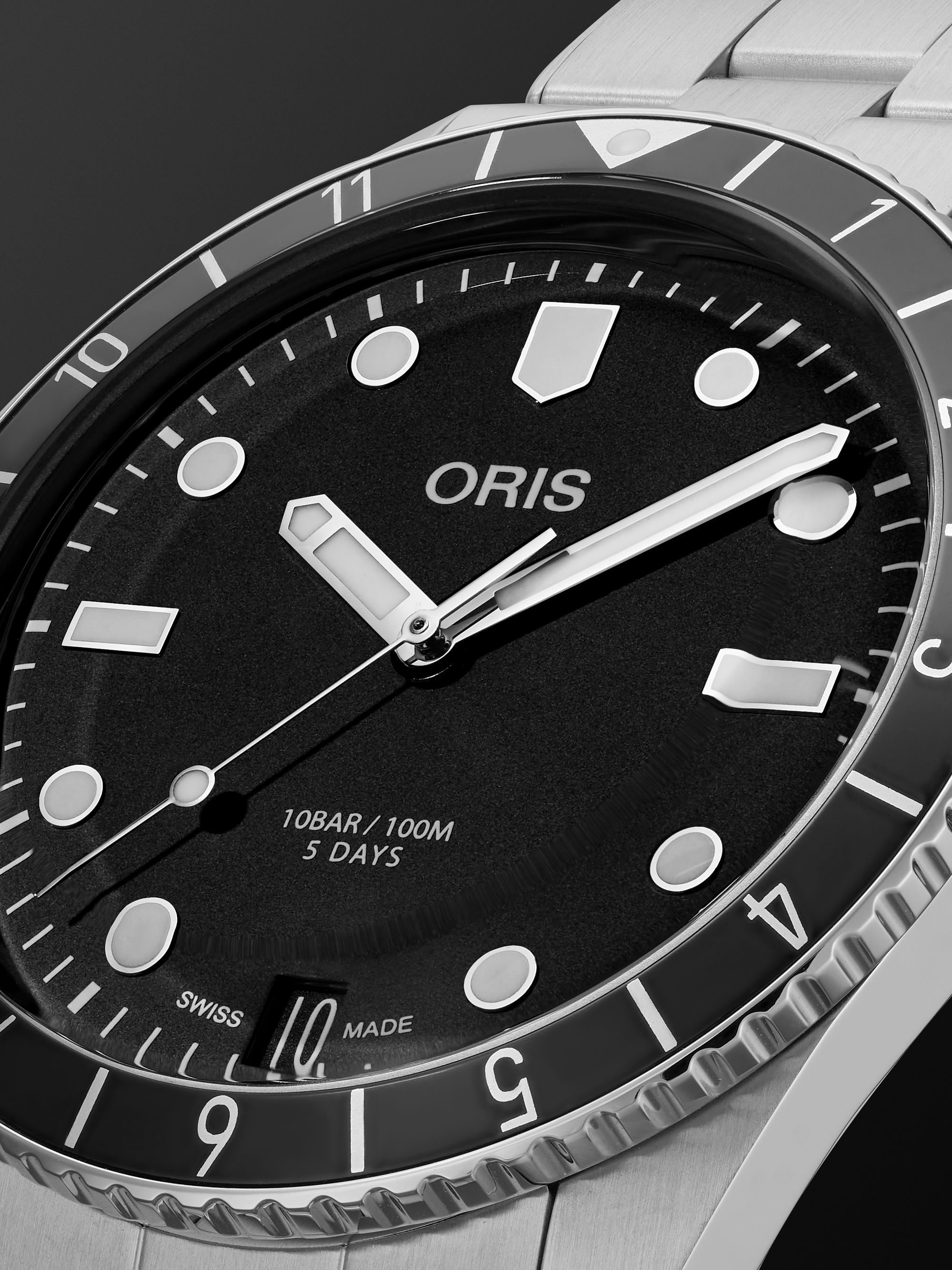 ORIS Divers Sixty-Five Automatic 40mm Stainless Steel Watch, Ref. No. 01 400 7772 4054-07 8 20 18