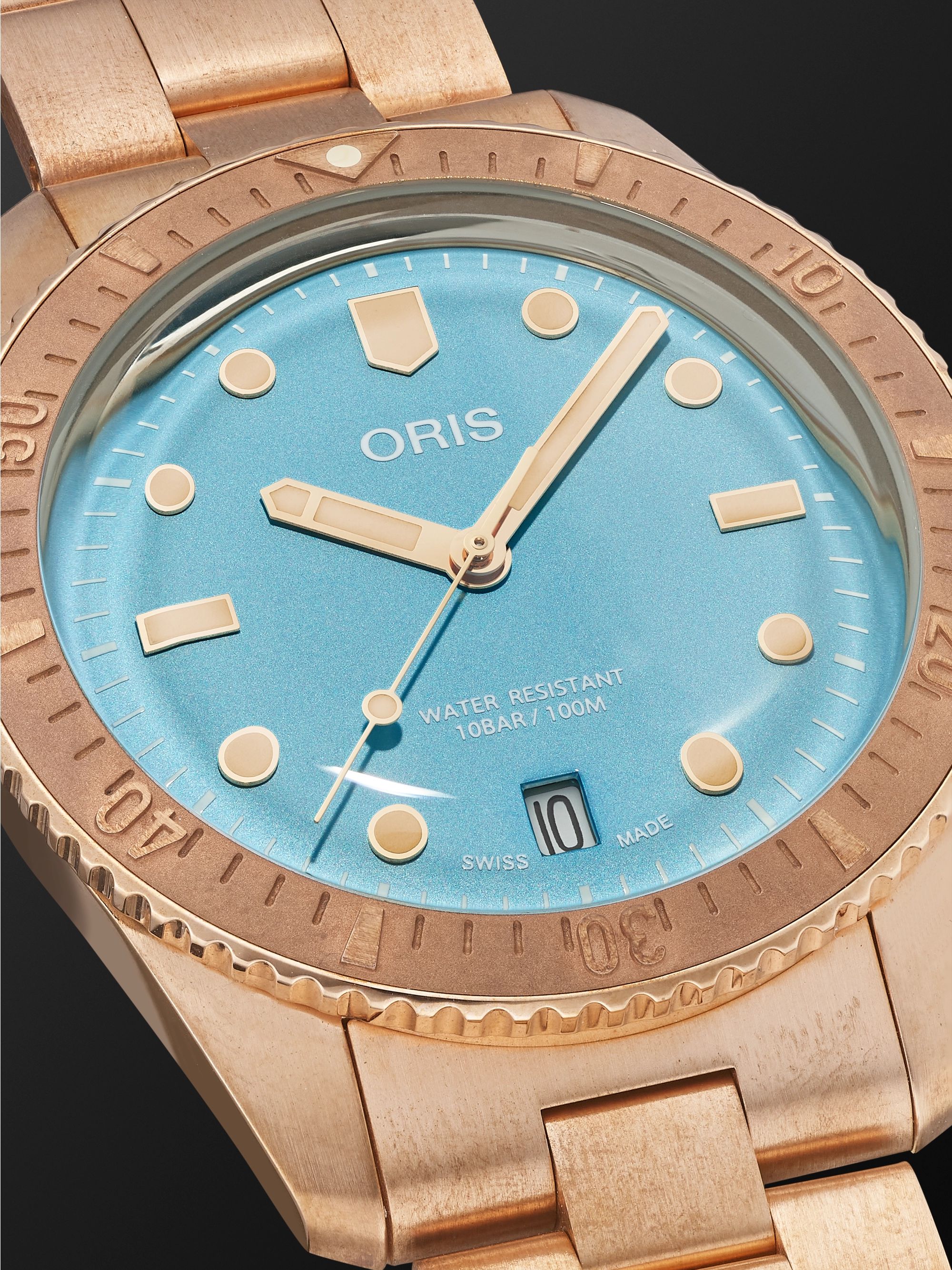 ORIS Divers Sixty-Five Automatic 38mm Bronze, Ref. No. 	01 733 7771 3155-07 8 19 15