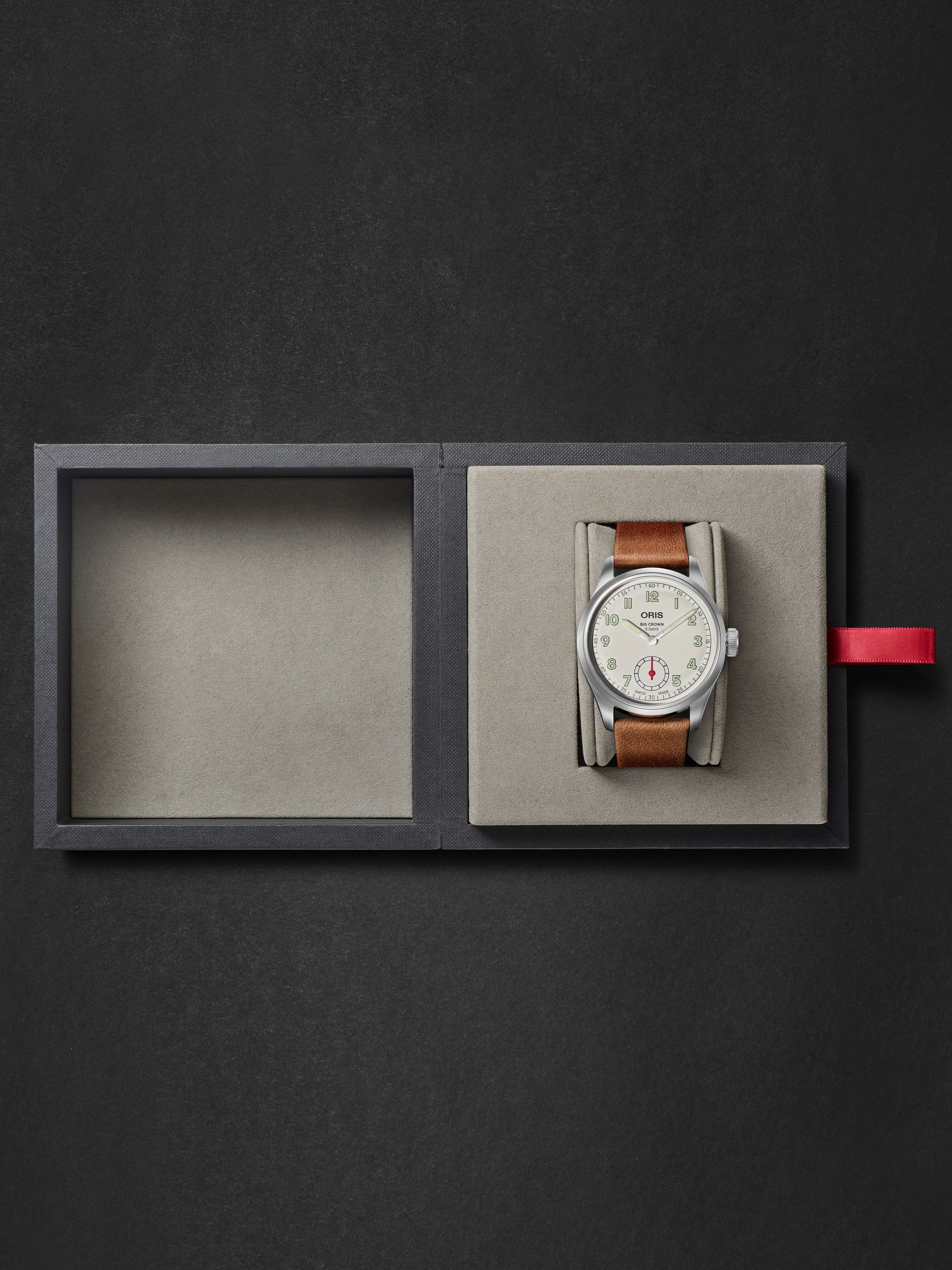 ORIS Wings of Hope Limited Edition Automatic 40mm Stainless Steel and Leather Watch, Ref. No. 01 401 7781 4081-Set