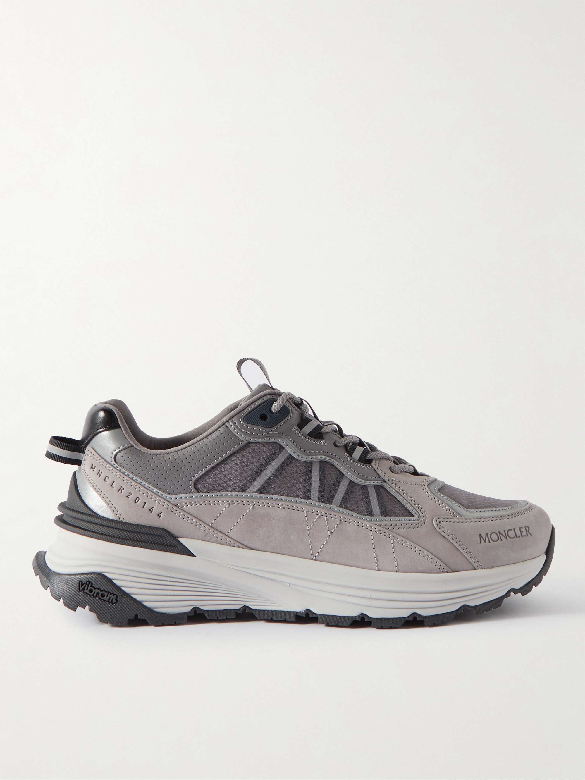 Lite Runner Suede, Leather and Mesh Sneakers