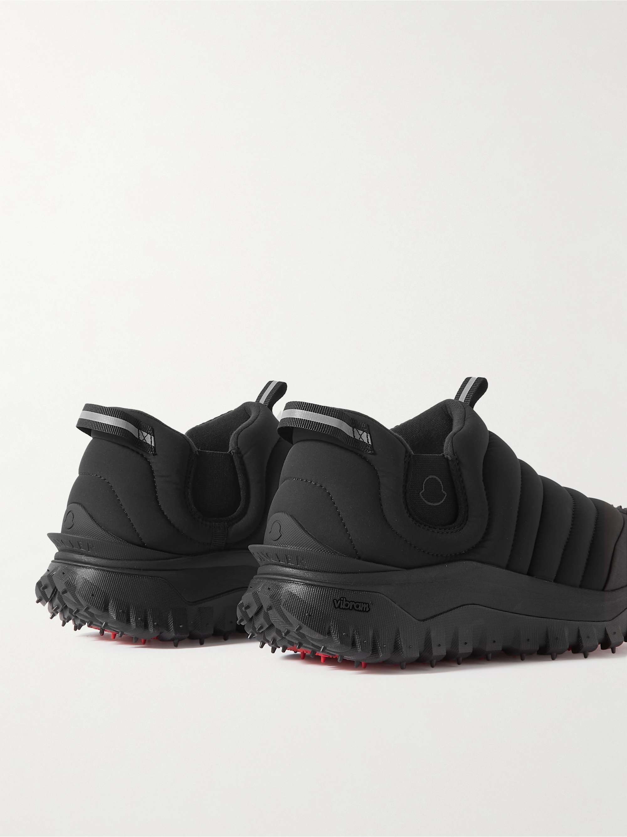 MONCLER Trailgrip Après Quilted Shell Slip-On Sneakers