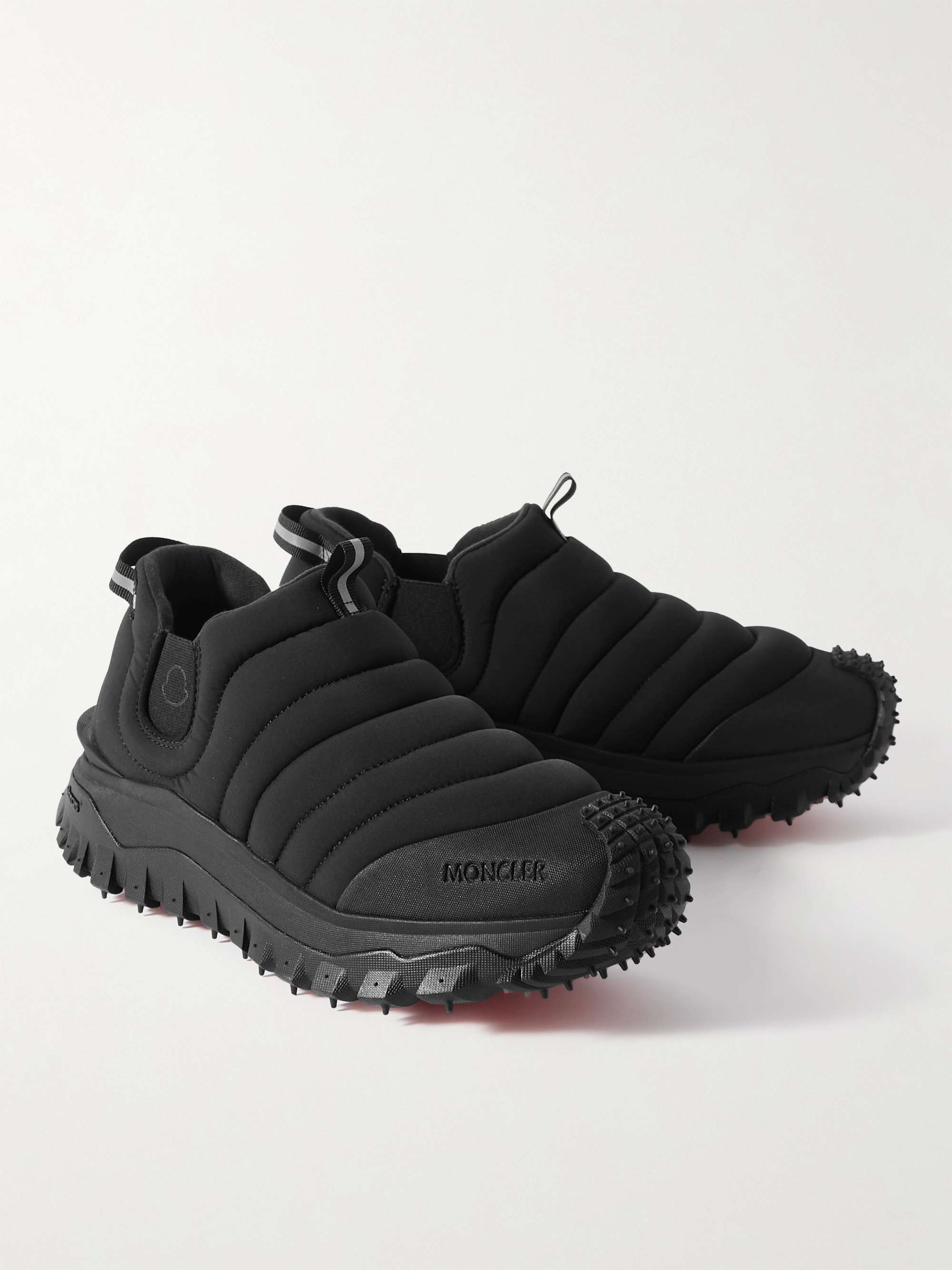 MONCLER Trailgrip Après Quilted Shell Slip-On Sneakers