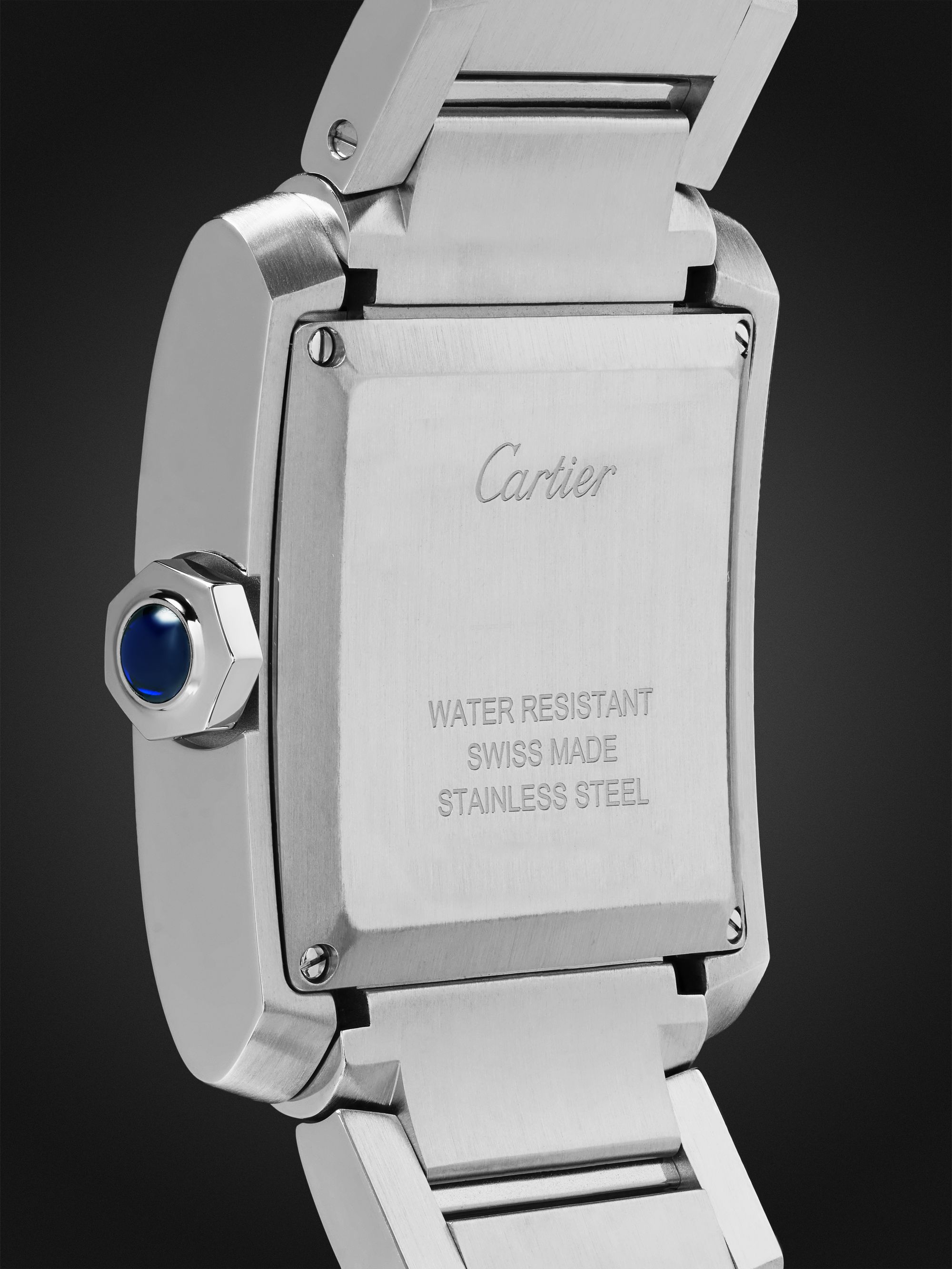 CARTIER Tank Française 36.7mm Stainless Steel Watch, Ref. No. WSTA0067