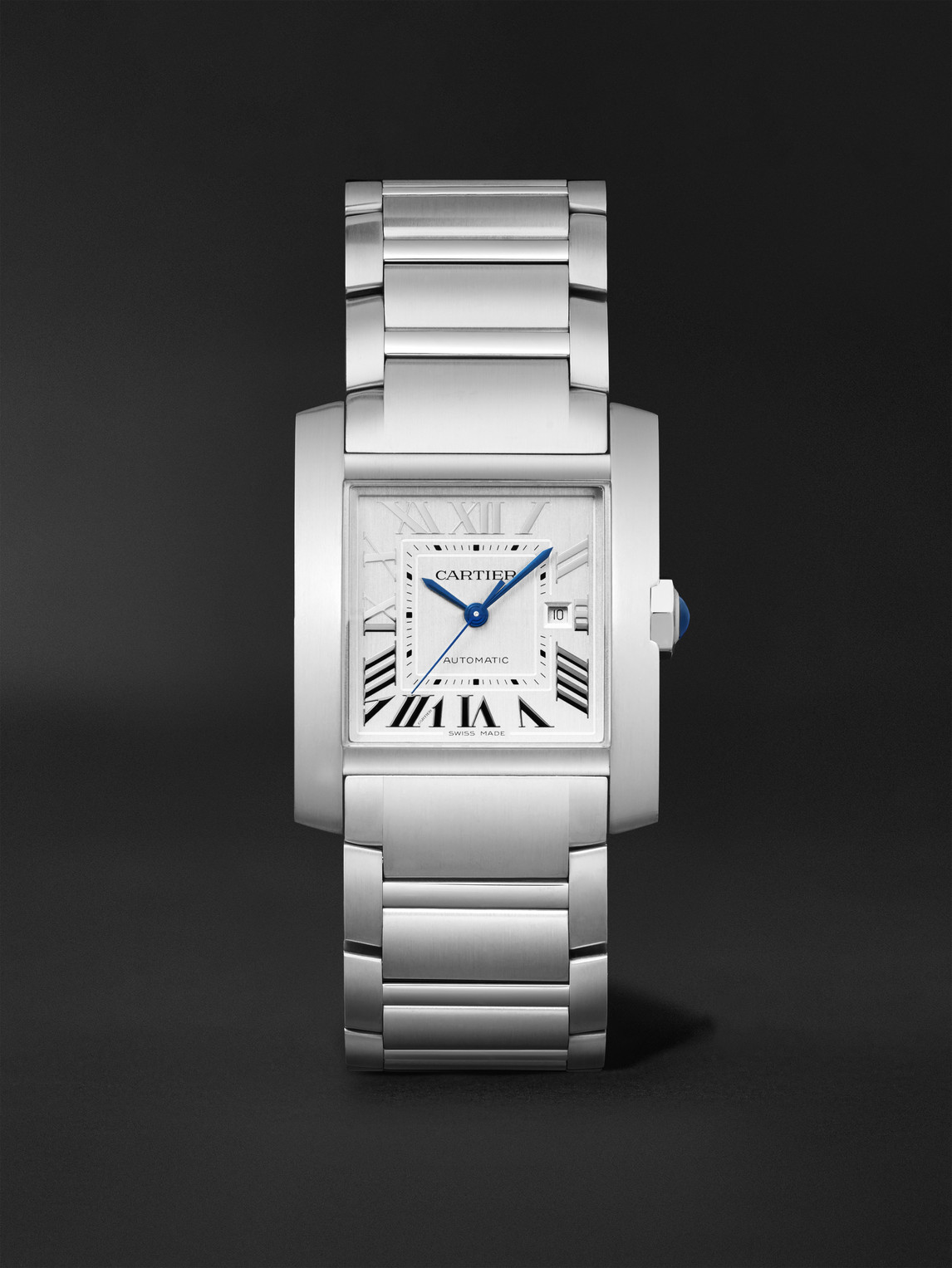 Tank Française Automatic Stainless Steel Watch, Ref. WSTA0067