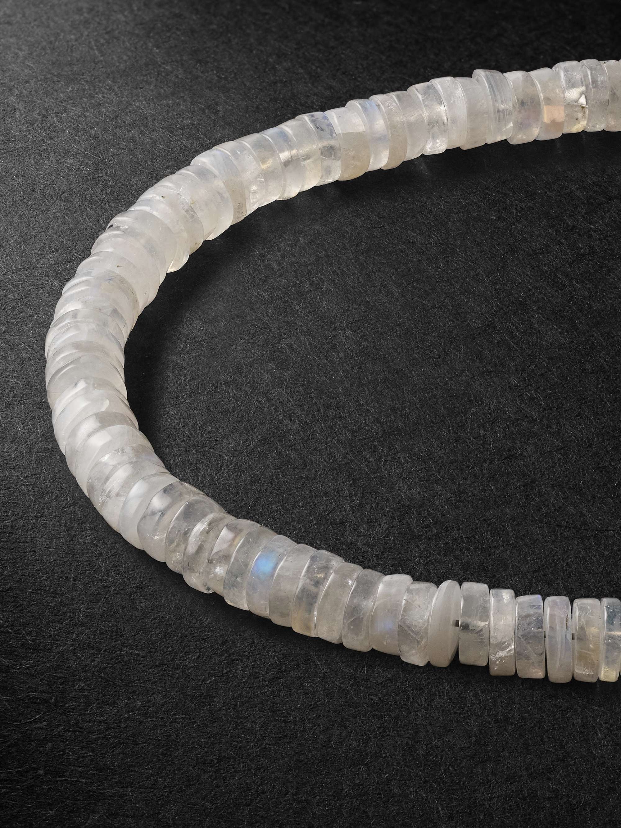 JACQUIE AICHE Gold Moonstone Anklet