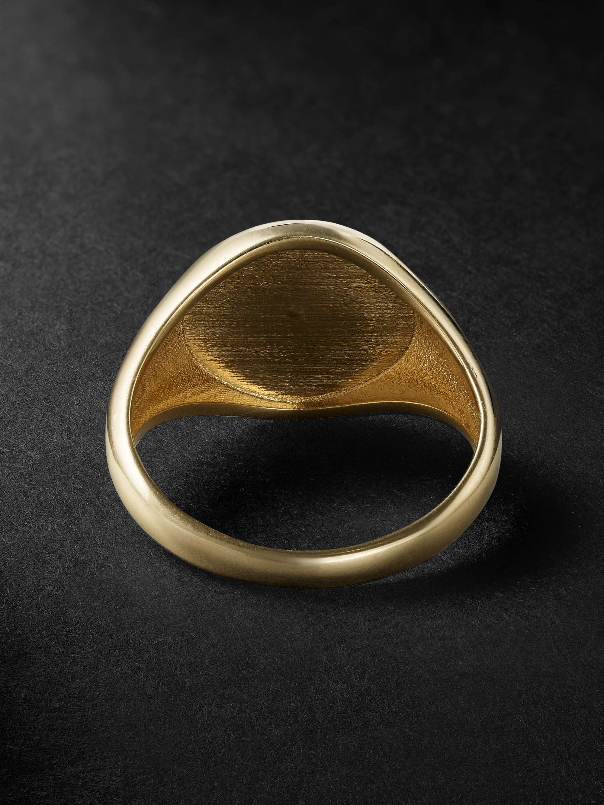 JACQUIE AICHE Eye Of Horus Gold Diamond Signet Ring